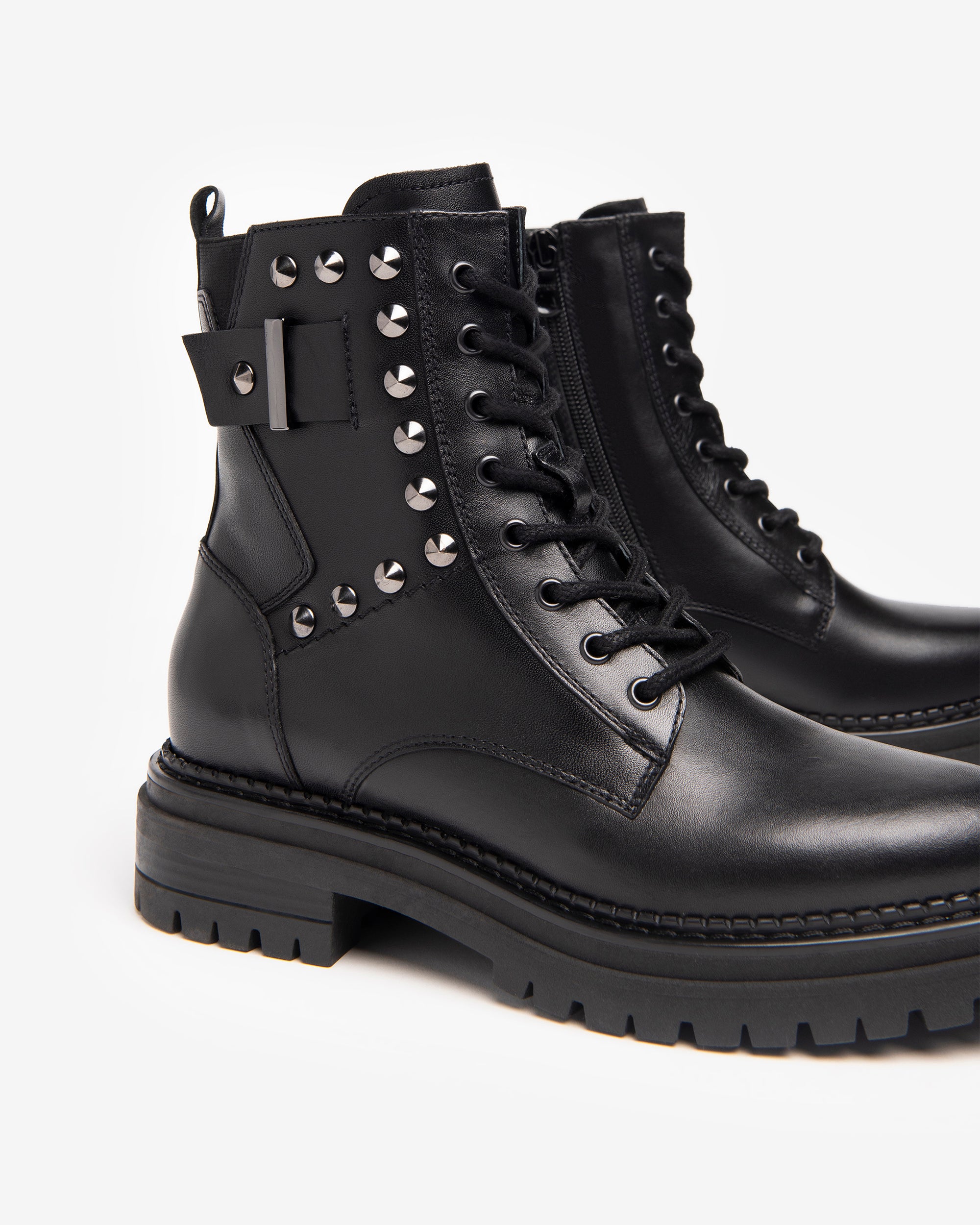 Women’s Leather Combat Boots
