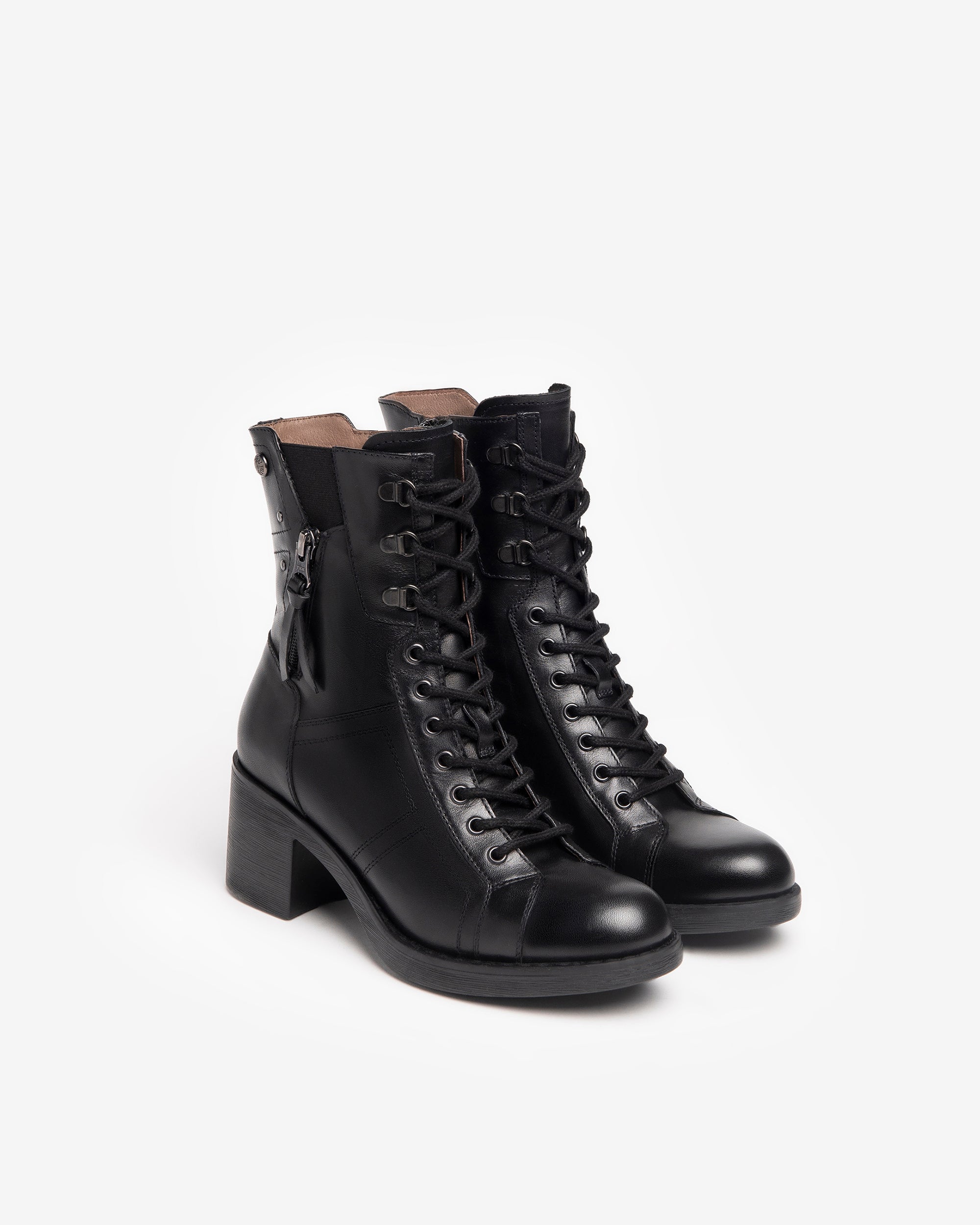Women’s Leather Combat Boots