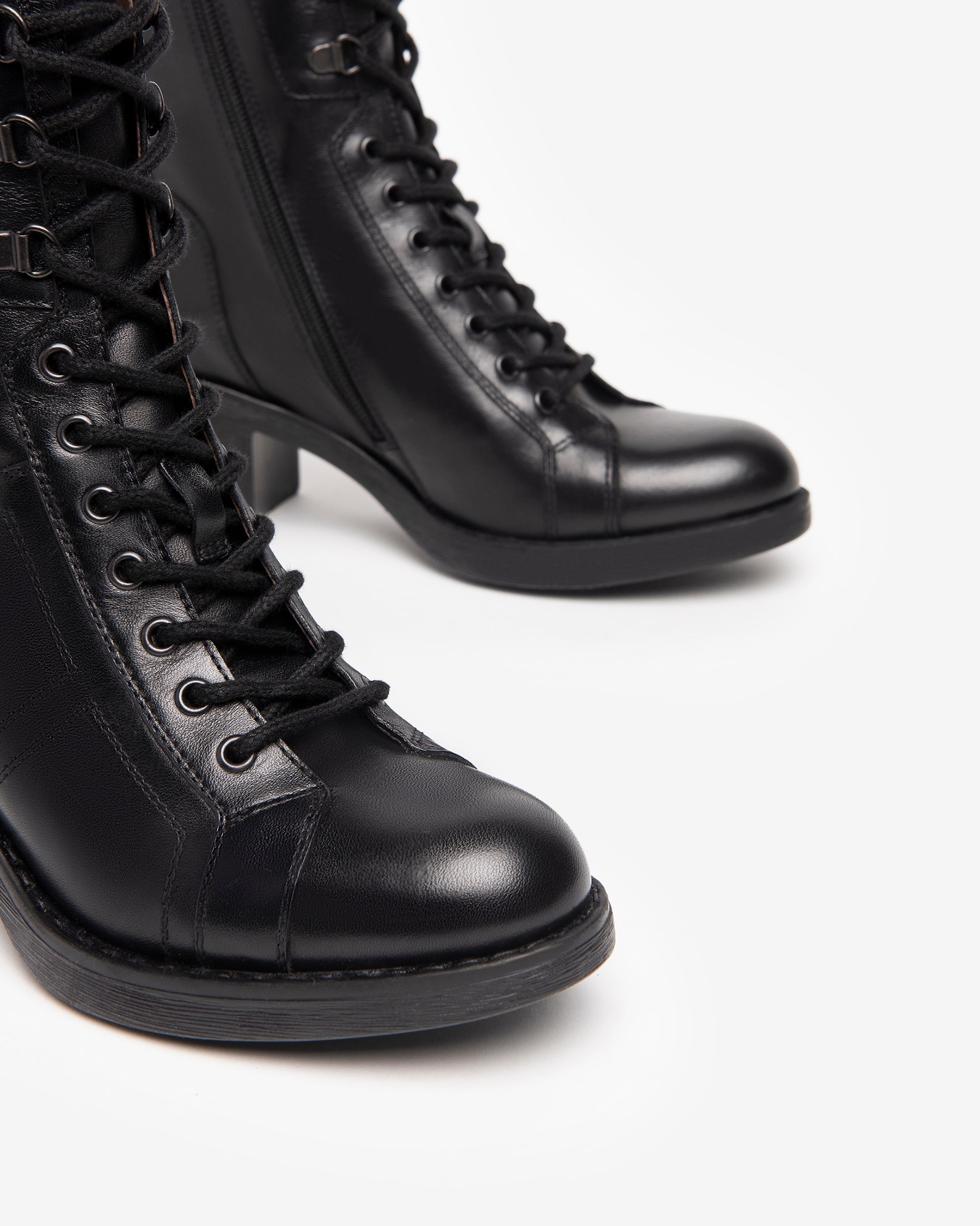 Women’s Leather Combat Boots