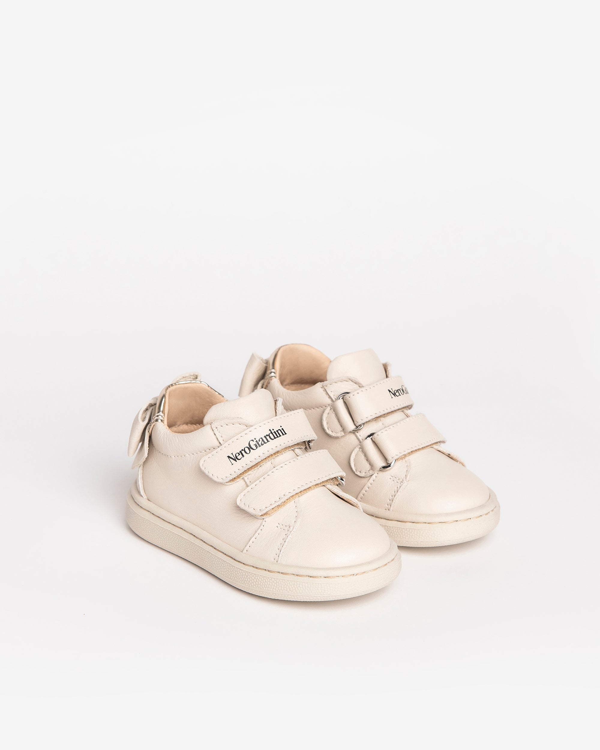 Baby-Mädchen Leder-Sneakers