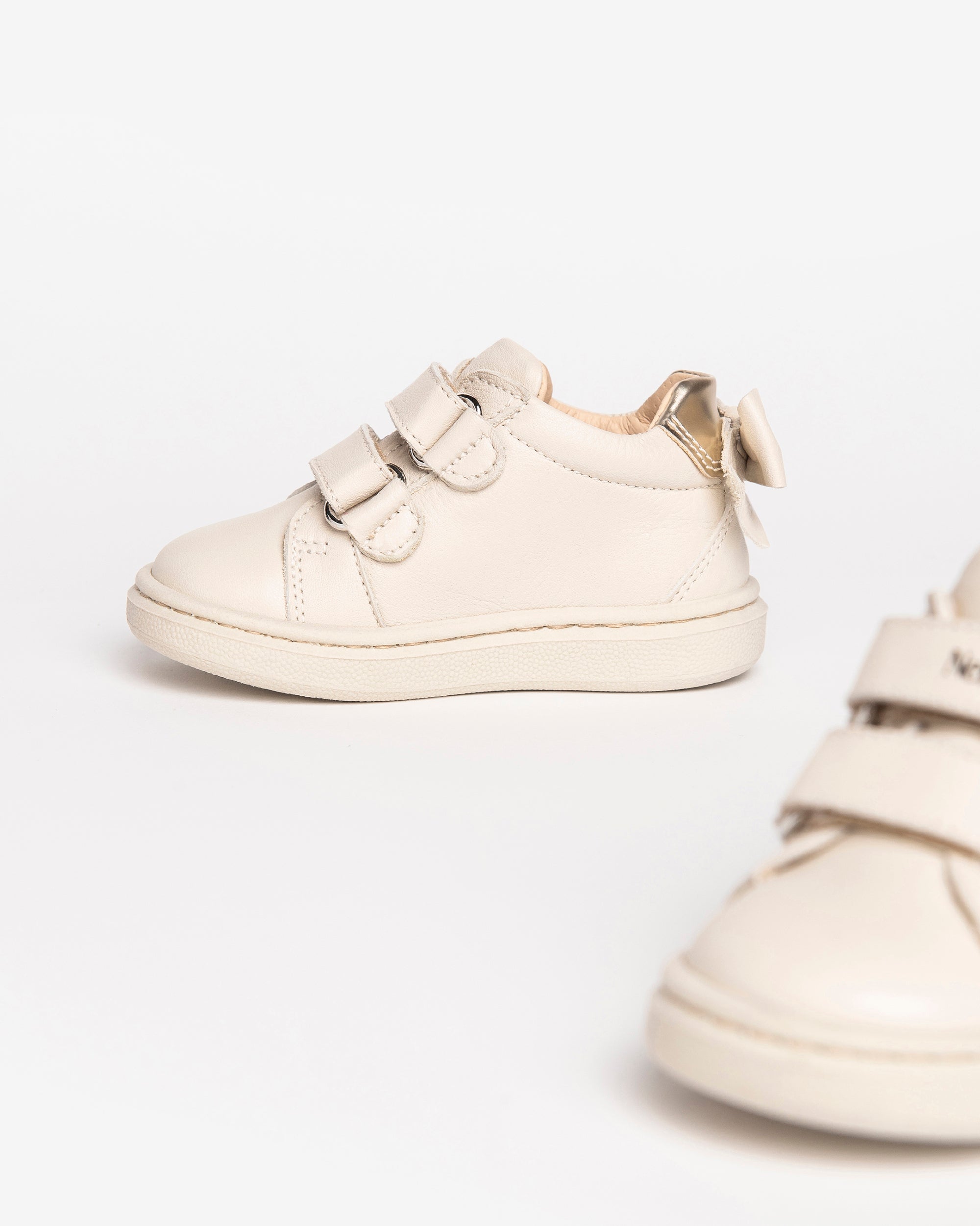 Baby-Mädchen Leder-Sneakers