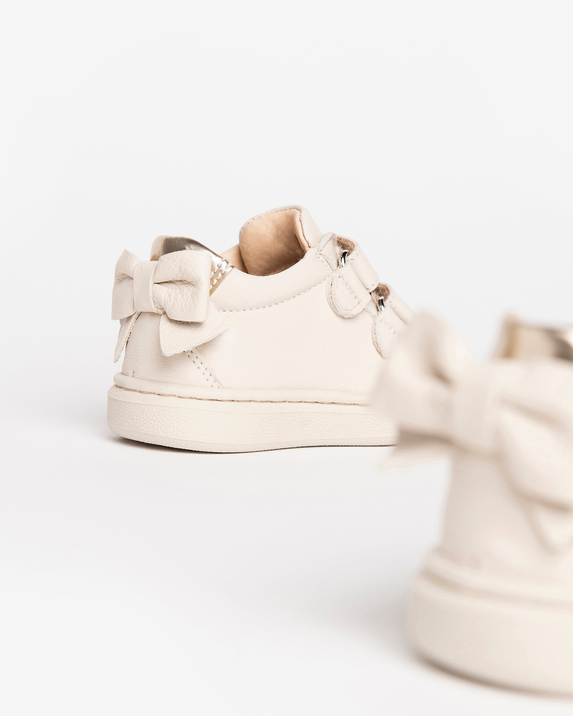 Baby-Mädchen Leder-Sneakers
