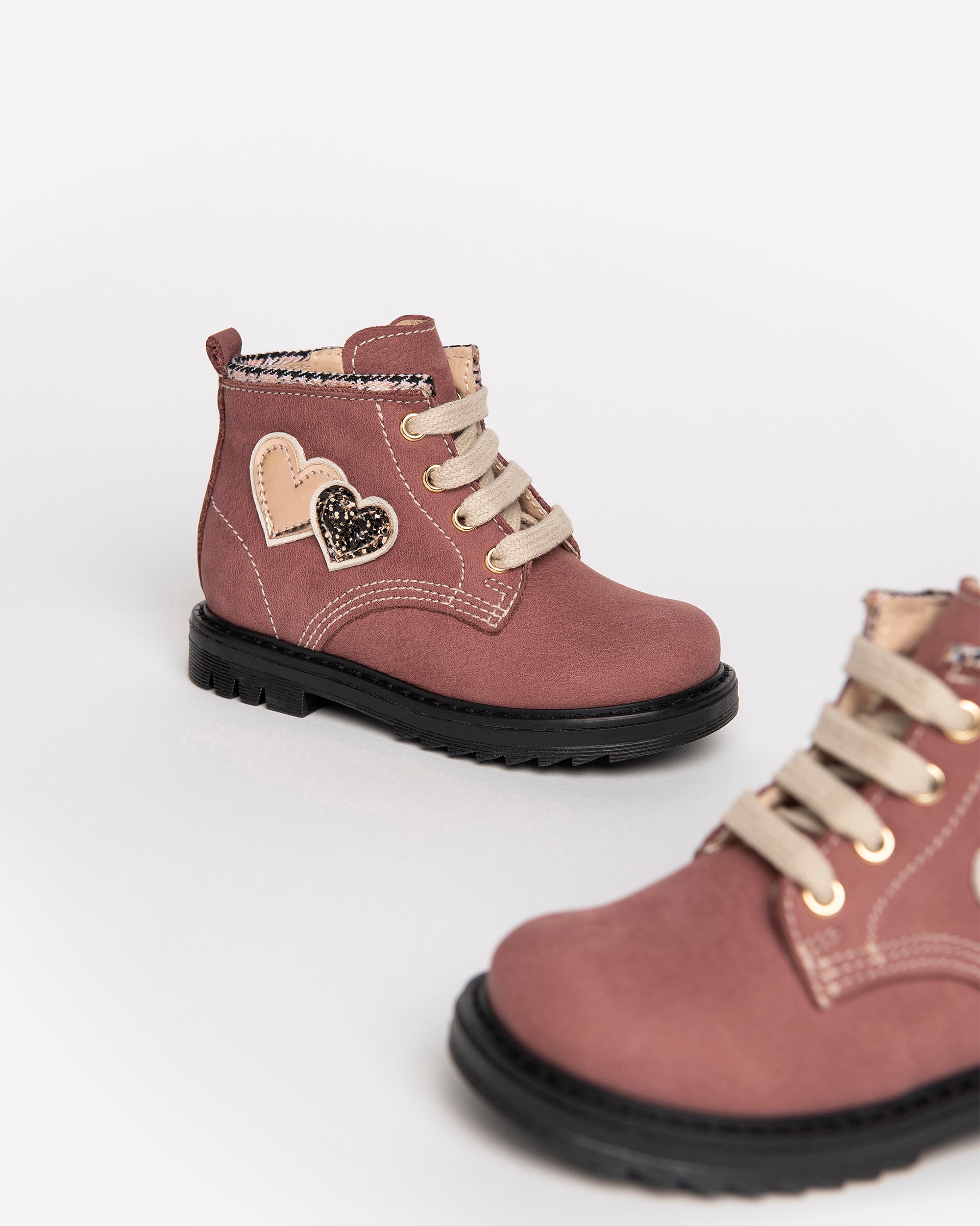 Bébé Fille Bottines en Cuir