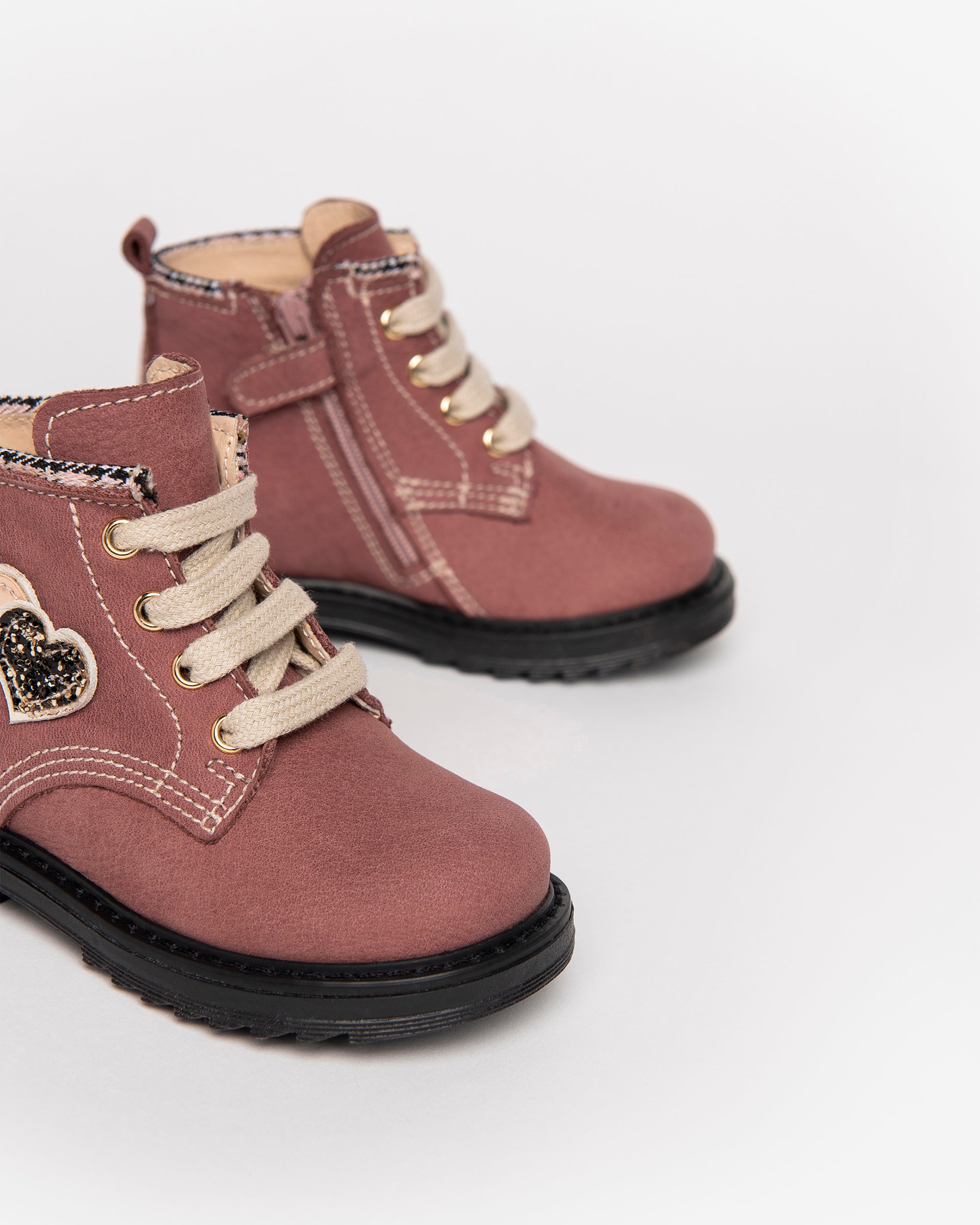 Bébé Fille Bottines en Cuir
