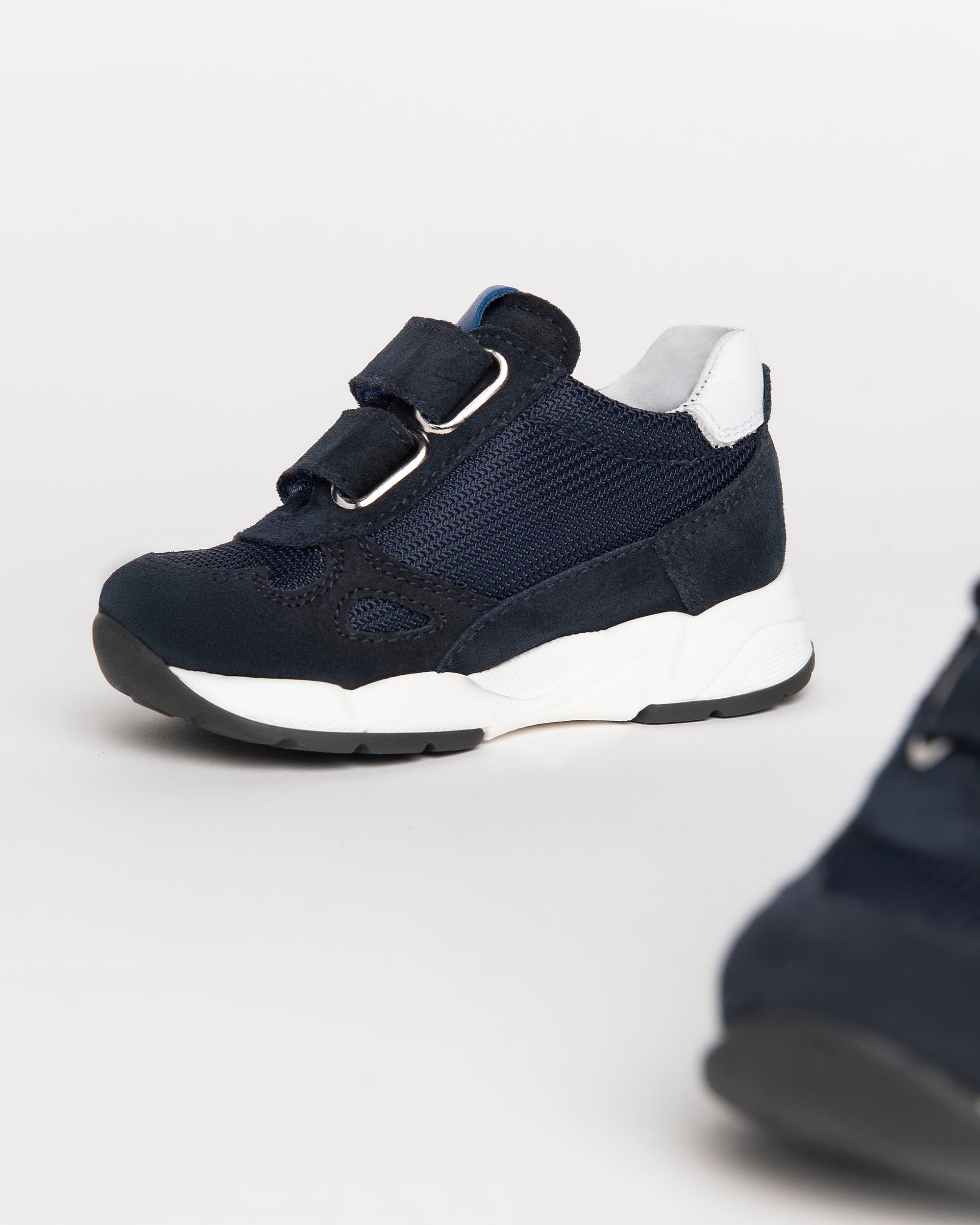 Bébé Garçon Sneakers en Daim et Cuir