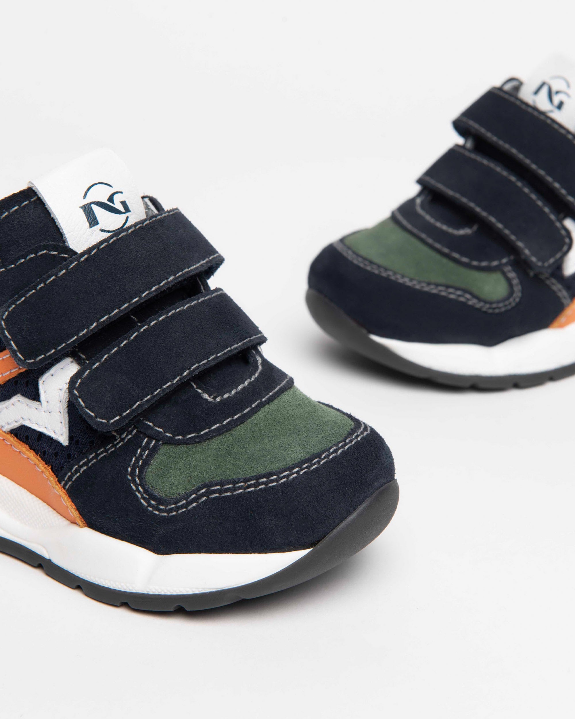 Bébé Garçon Sneakers en Daim et Cuir
