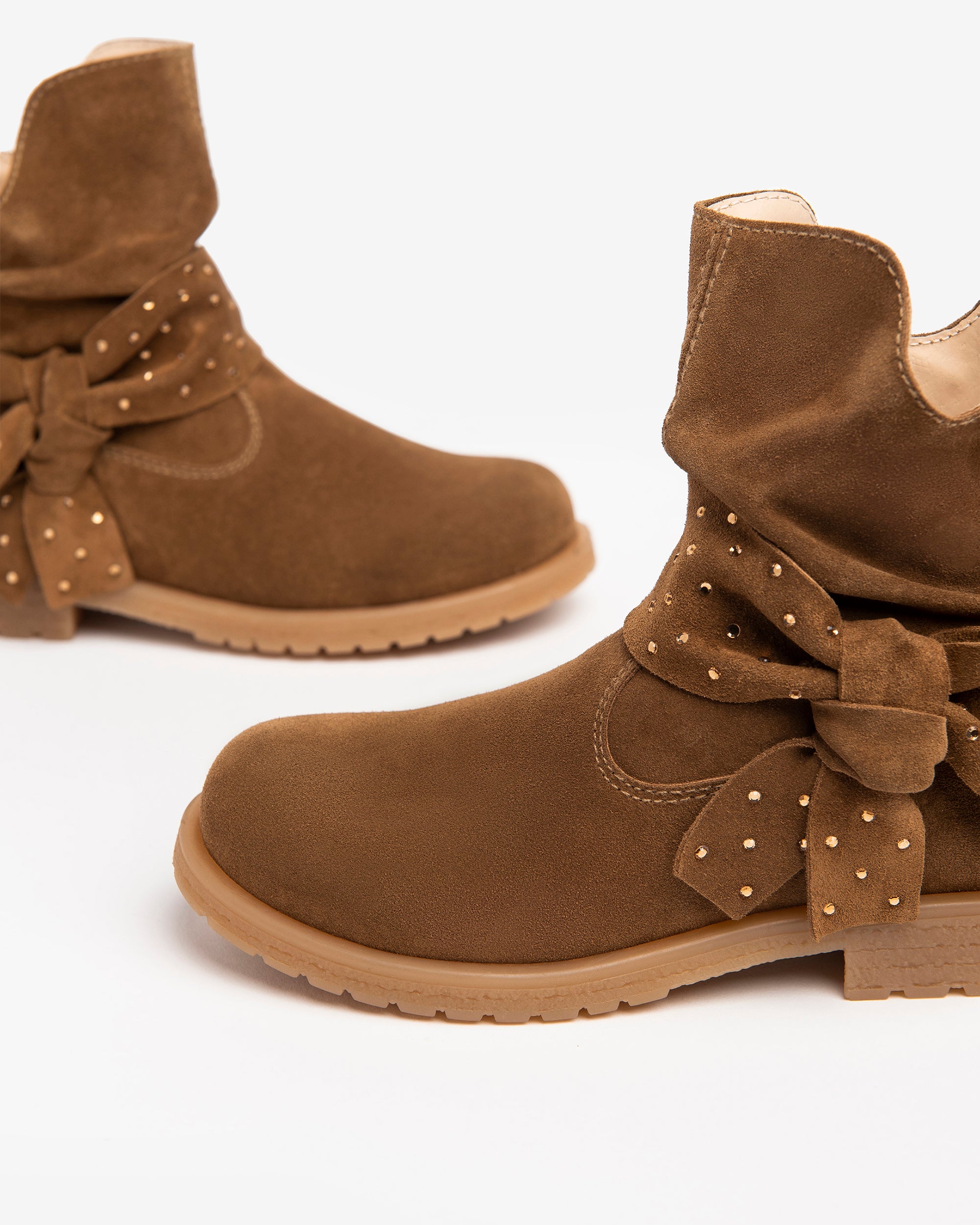 Stivaletti Kids da Bambina in Camoscio