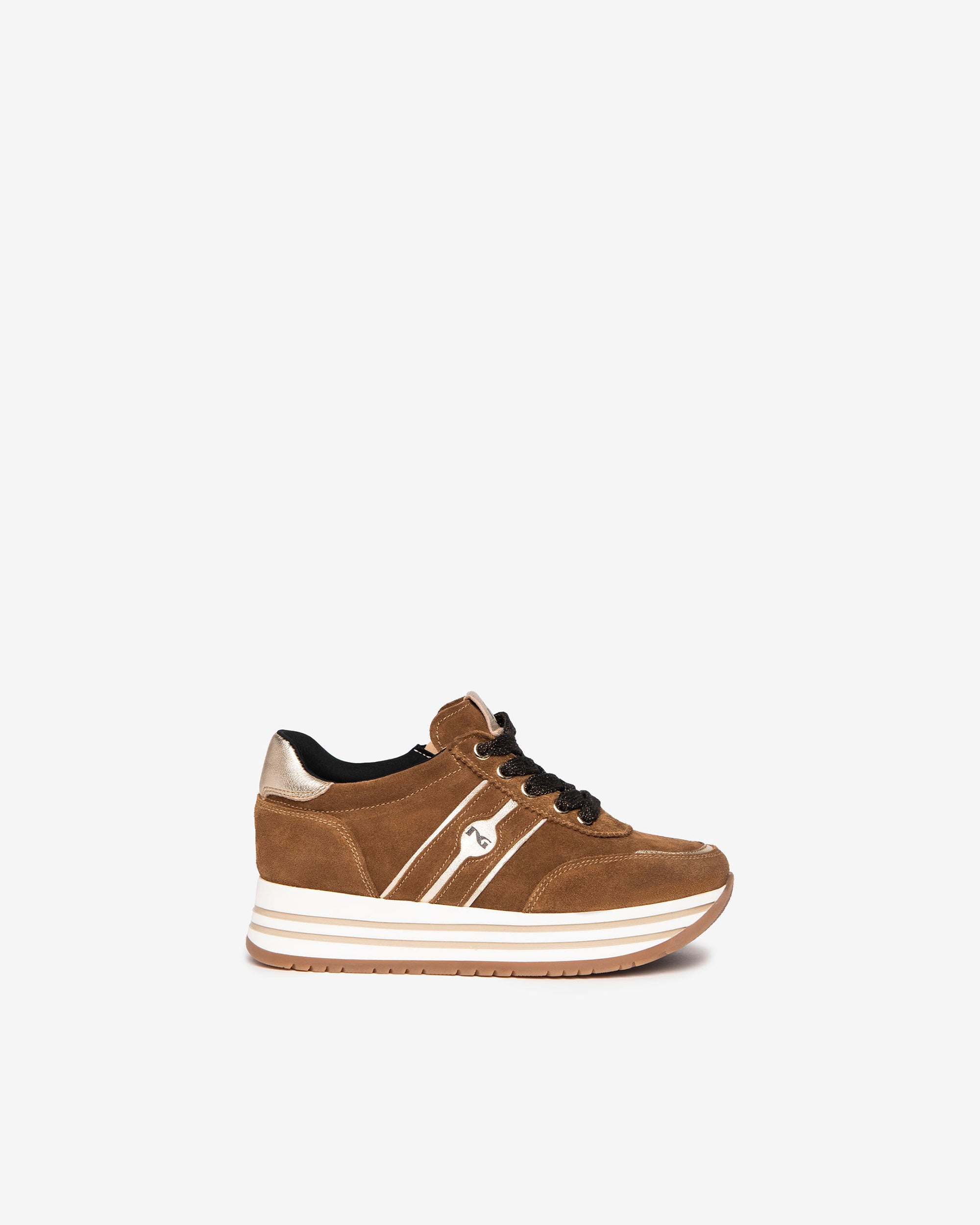 Sneakers Teen voor Tienermeisje in Suède en Leder