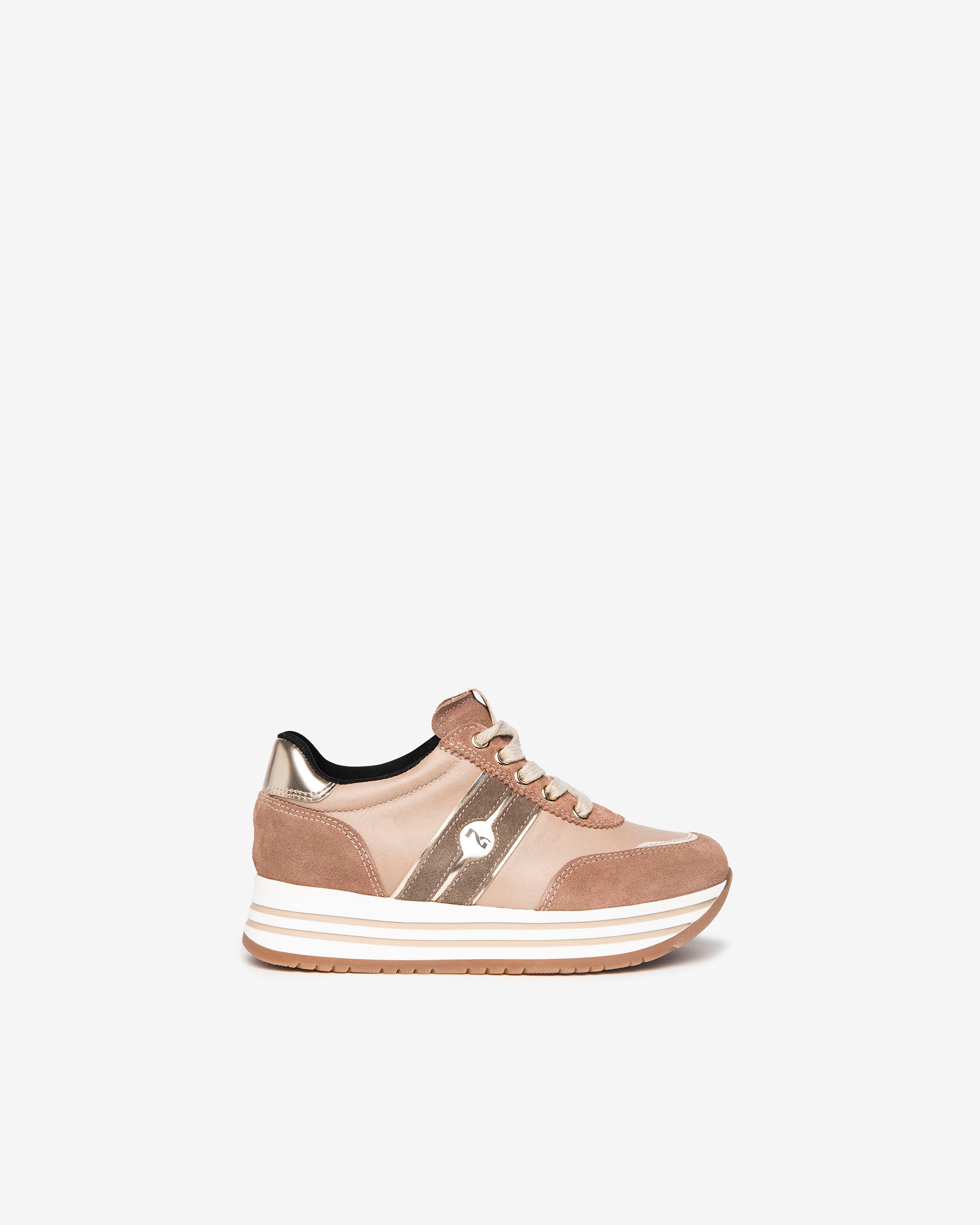 Sneakers Teen voor Tienermeisje in Suède en Leder