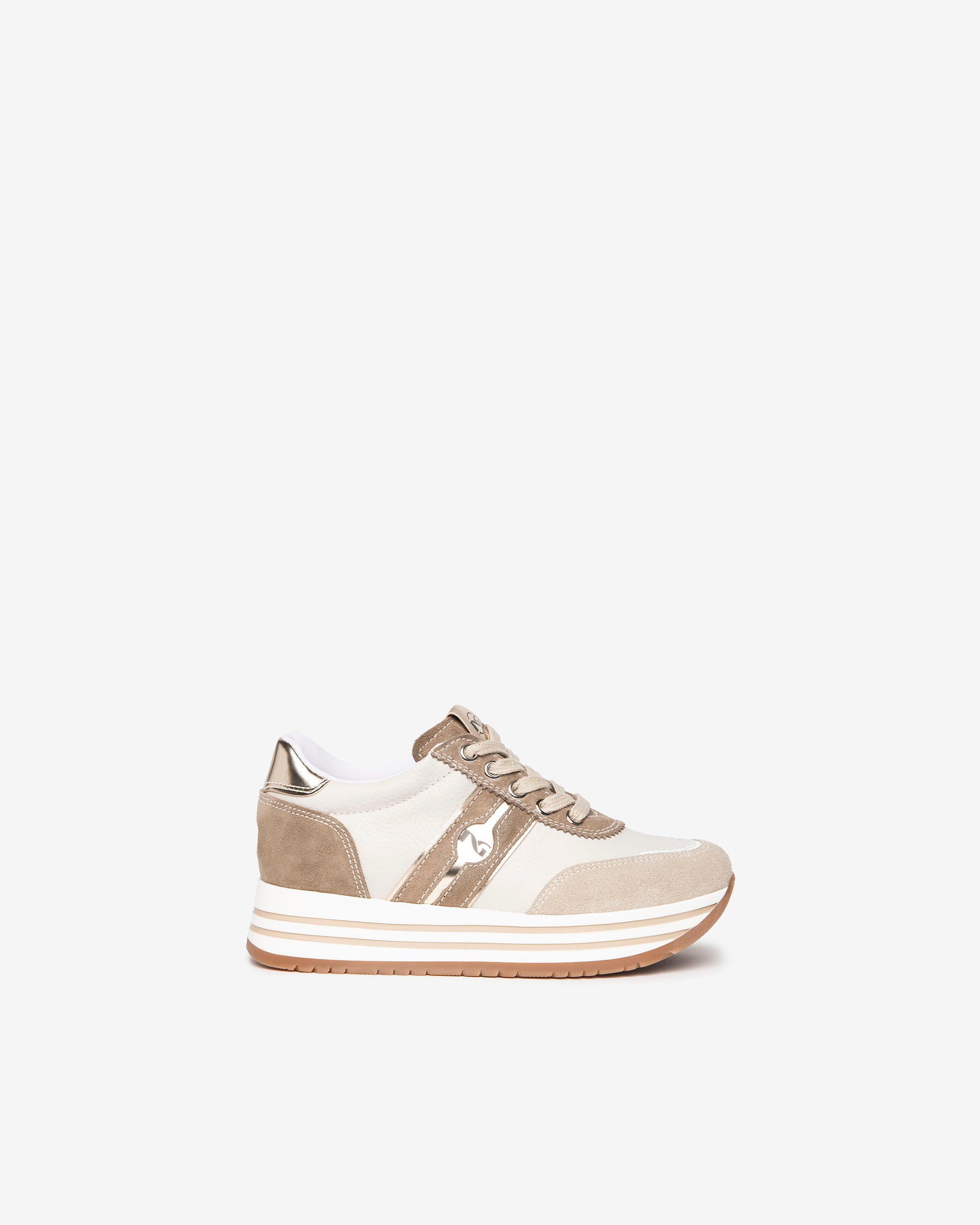 Sneakers Teen de Chica de Ante y Piel