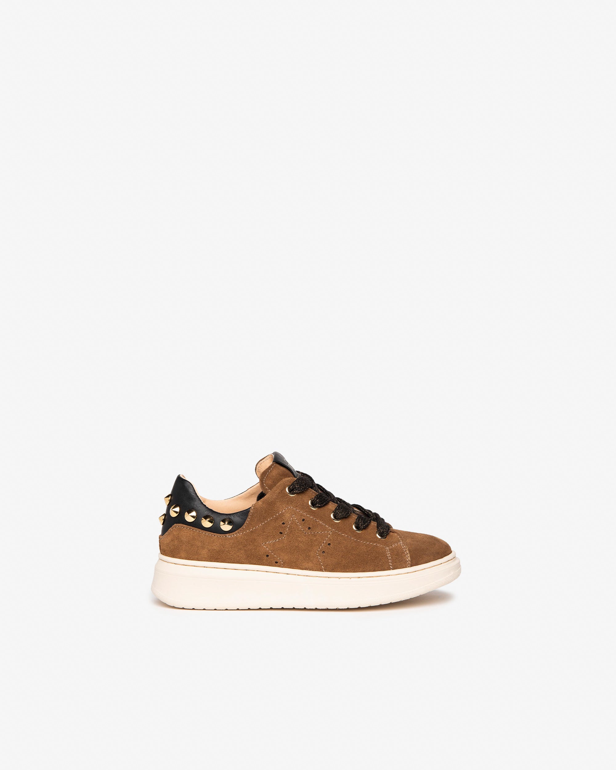 Sneakers Teen voor Tienermeisje in Suède en Leder