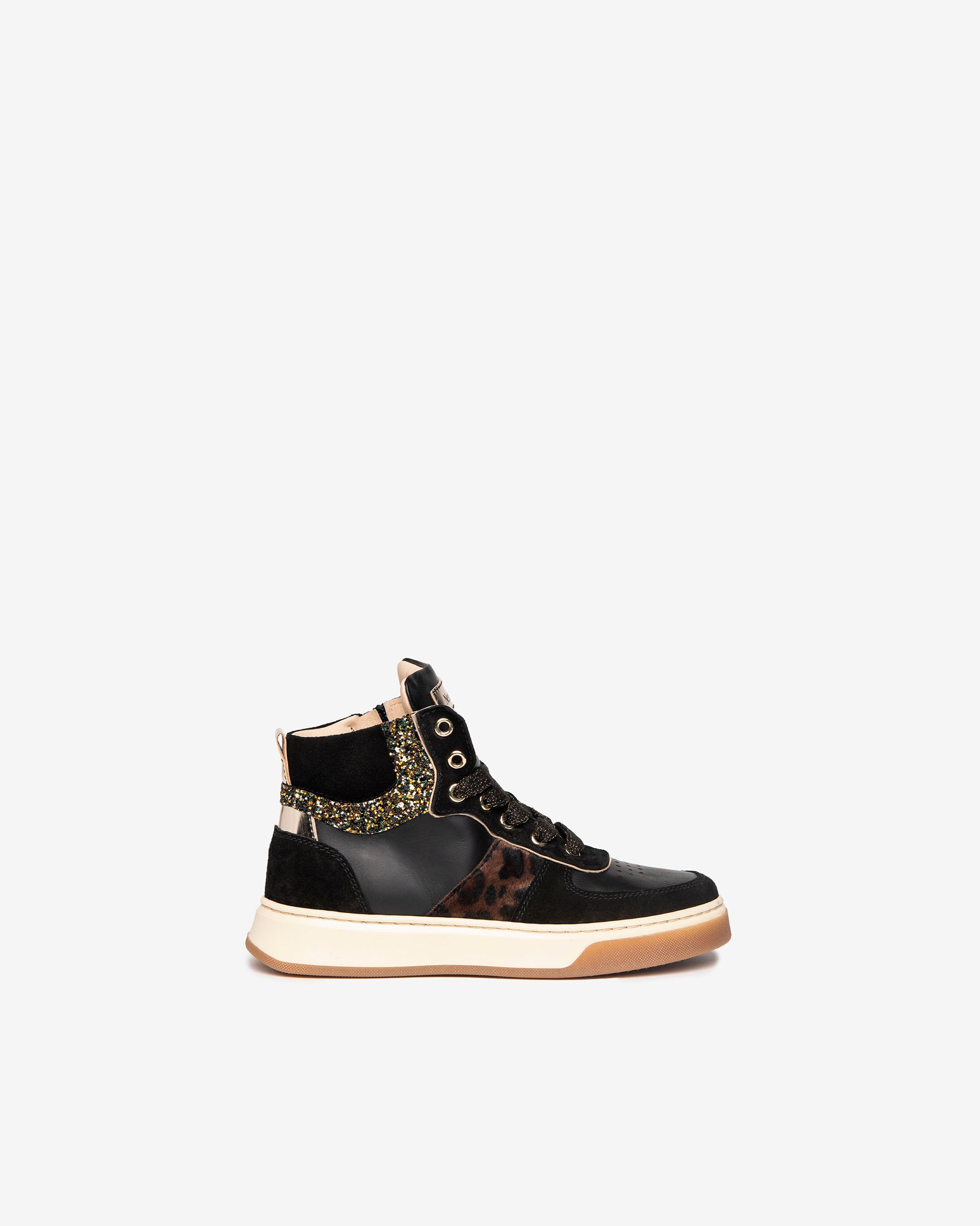 Sneakers Teen voor Tienermeisje in Suède en Leder