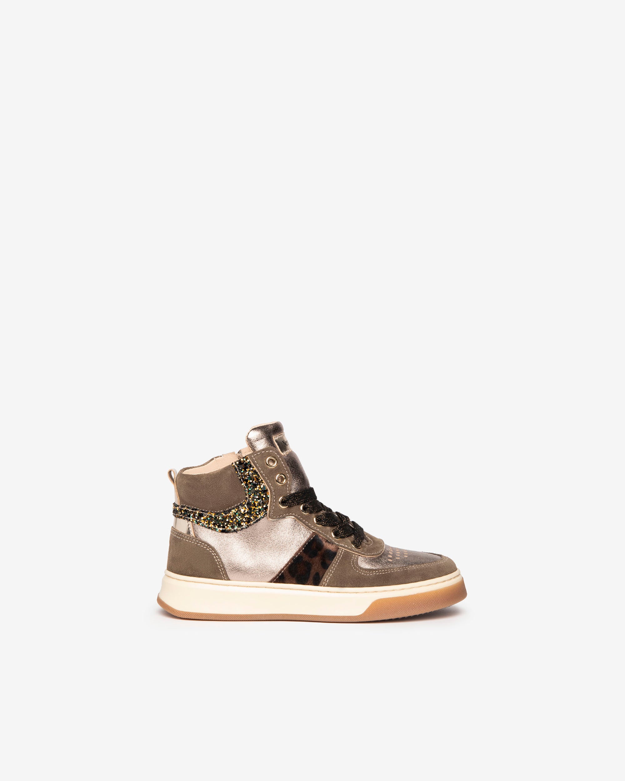 Sneakers Teen voor Tienermeisje in Suède en Leder