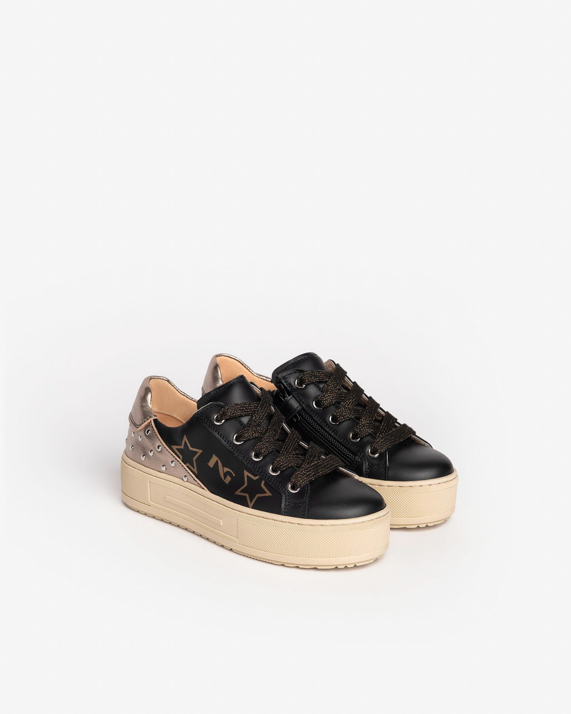 Sneakers Teen voor Tienermeisje in Leder