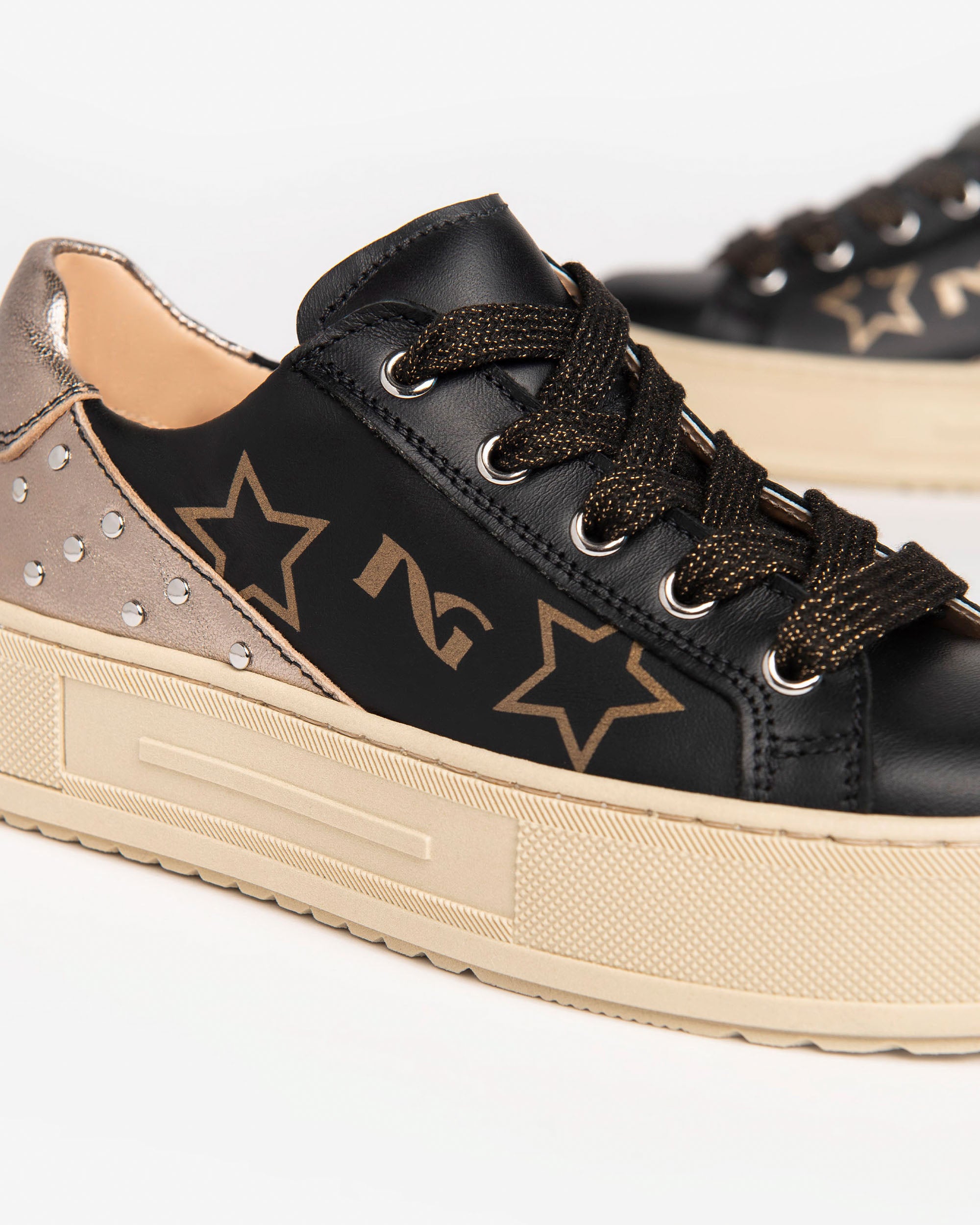 Sneakers Teen voor Tienermeisje in Leder