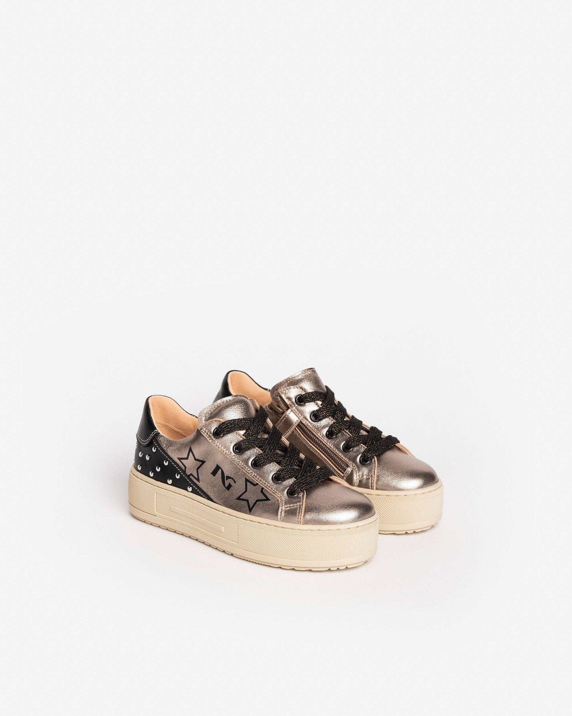Sneakers Teen voor Tienermeisje in Leder