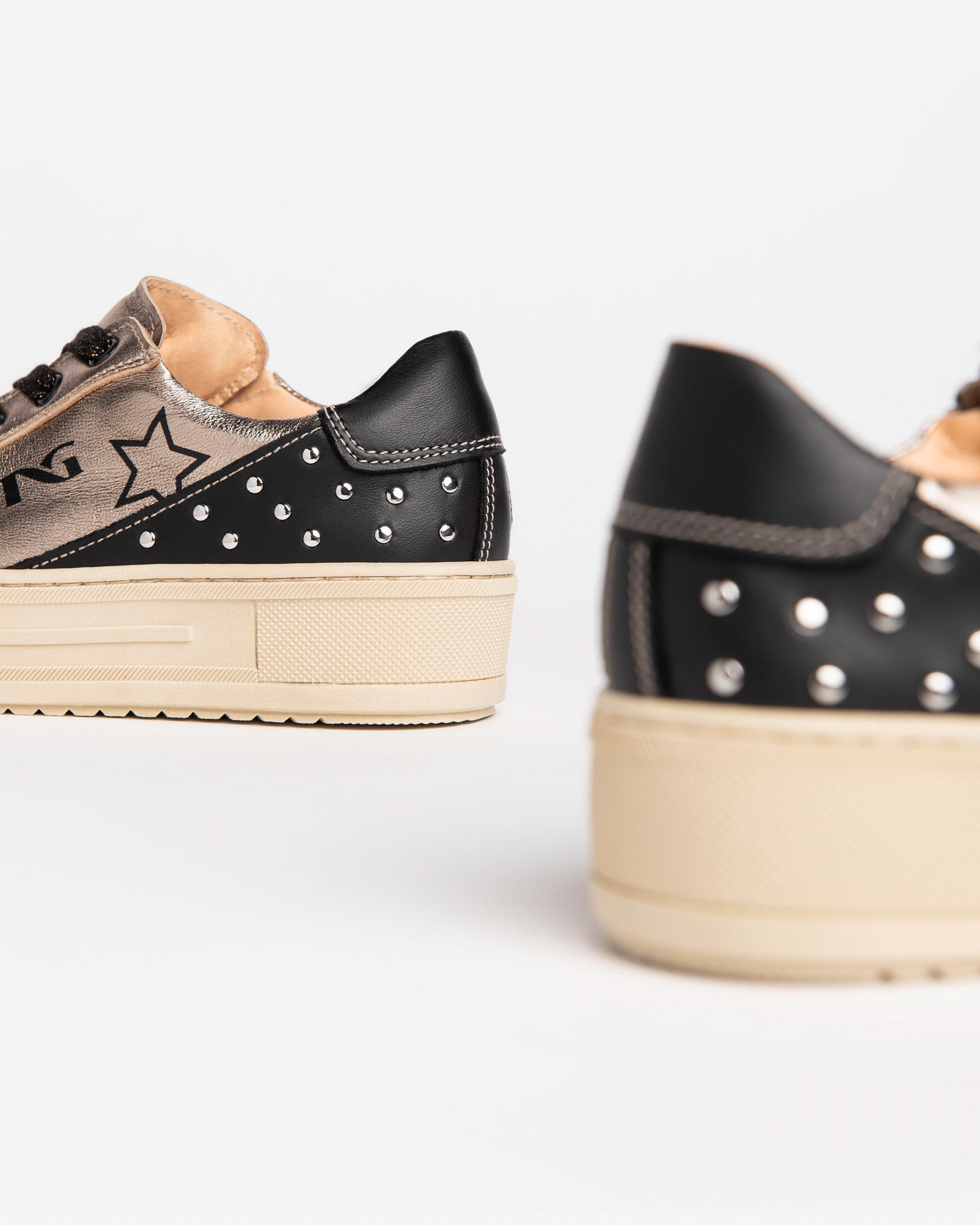Sneakers Teen voor Tienermeisje in Leder