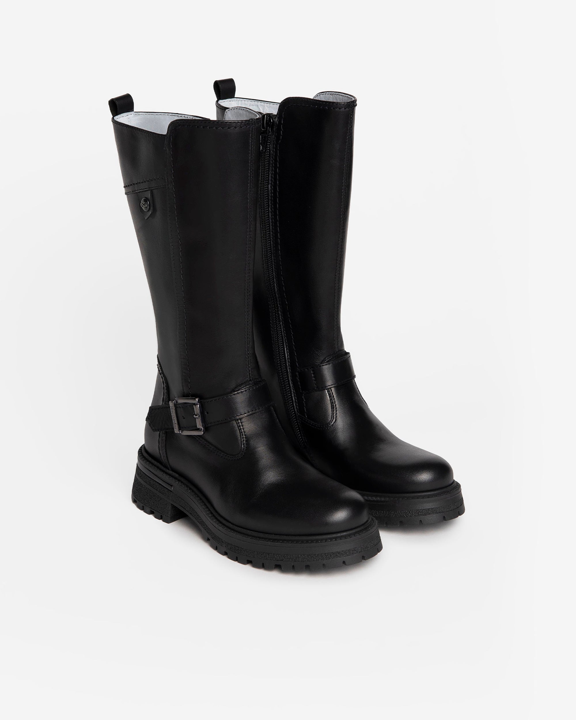 Laarzen Teen voor Tienermeisje in Leder