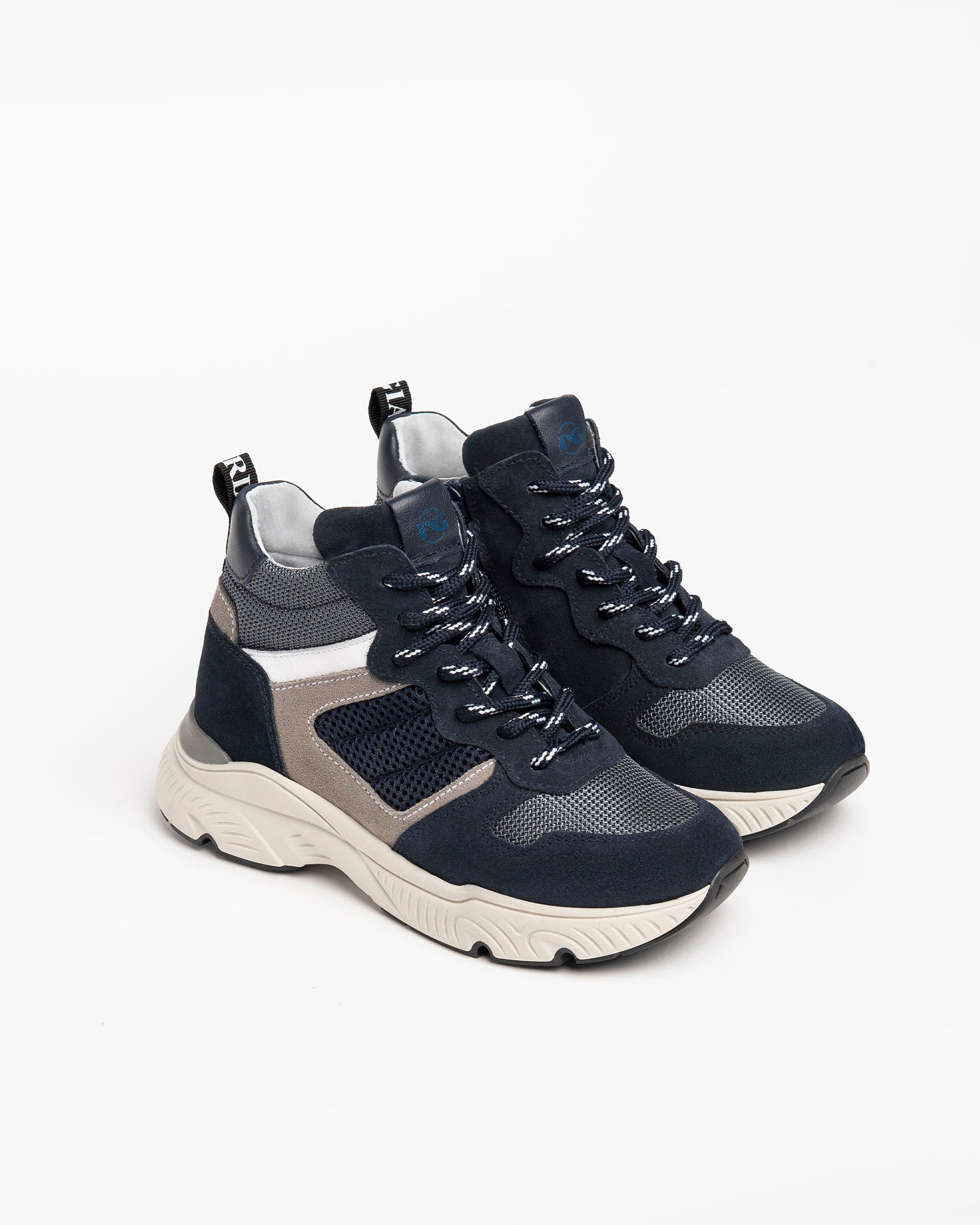 Sneakers Teen voor Tienerjongen in Suède en Leder