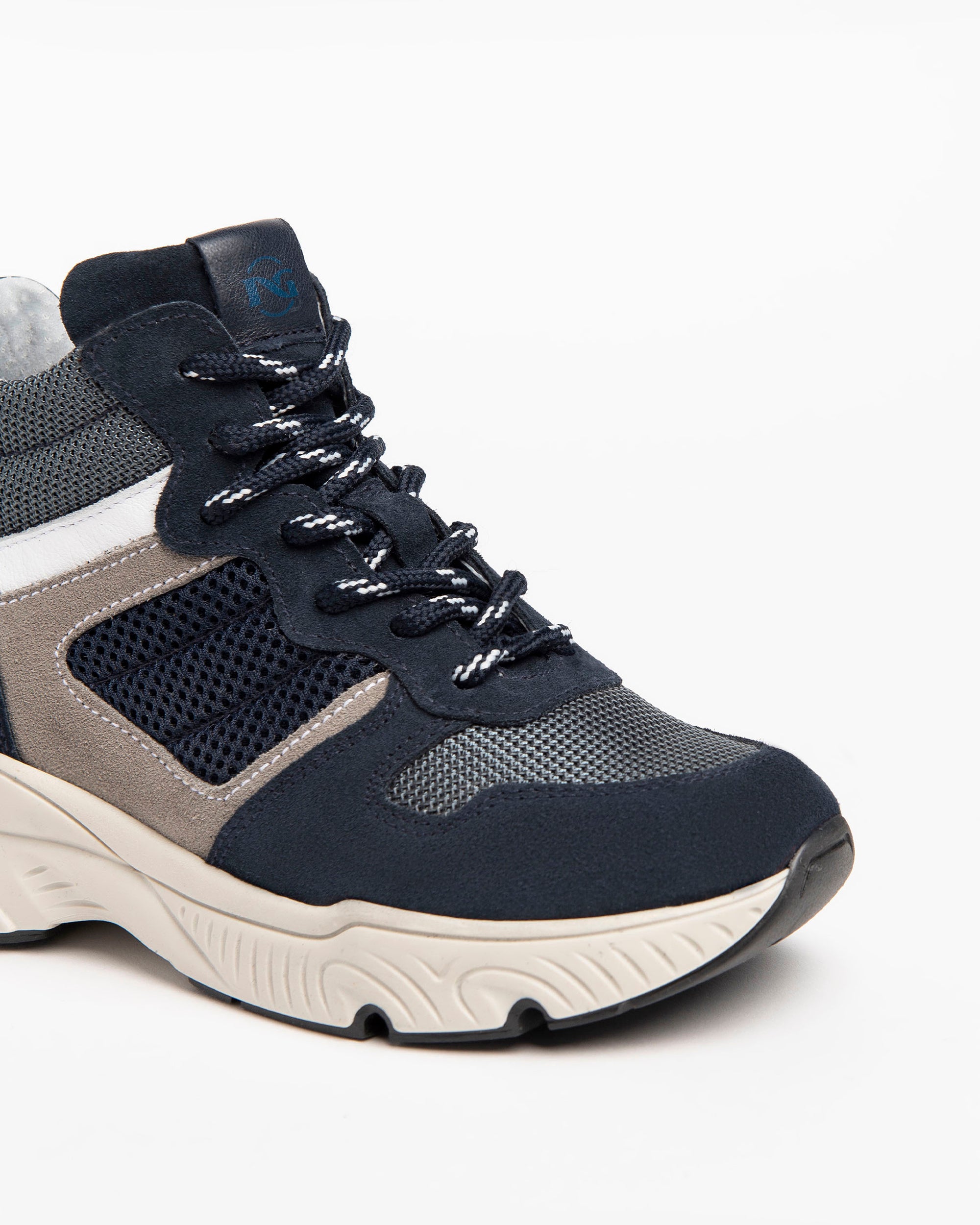 Sneakers Teen voor Tienerjongen in Suède en Leder