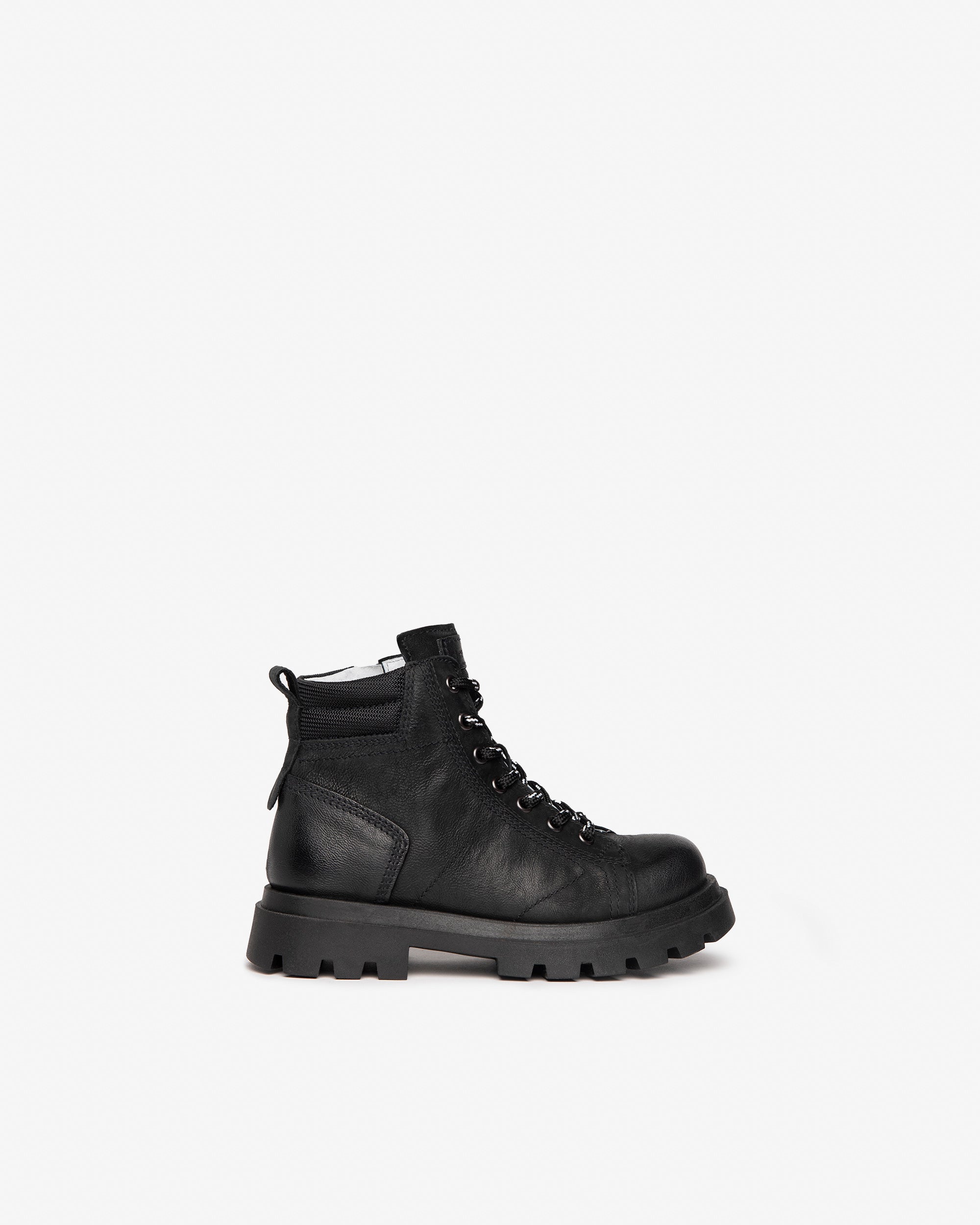 Teen Boys’ Leren Combat Boots