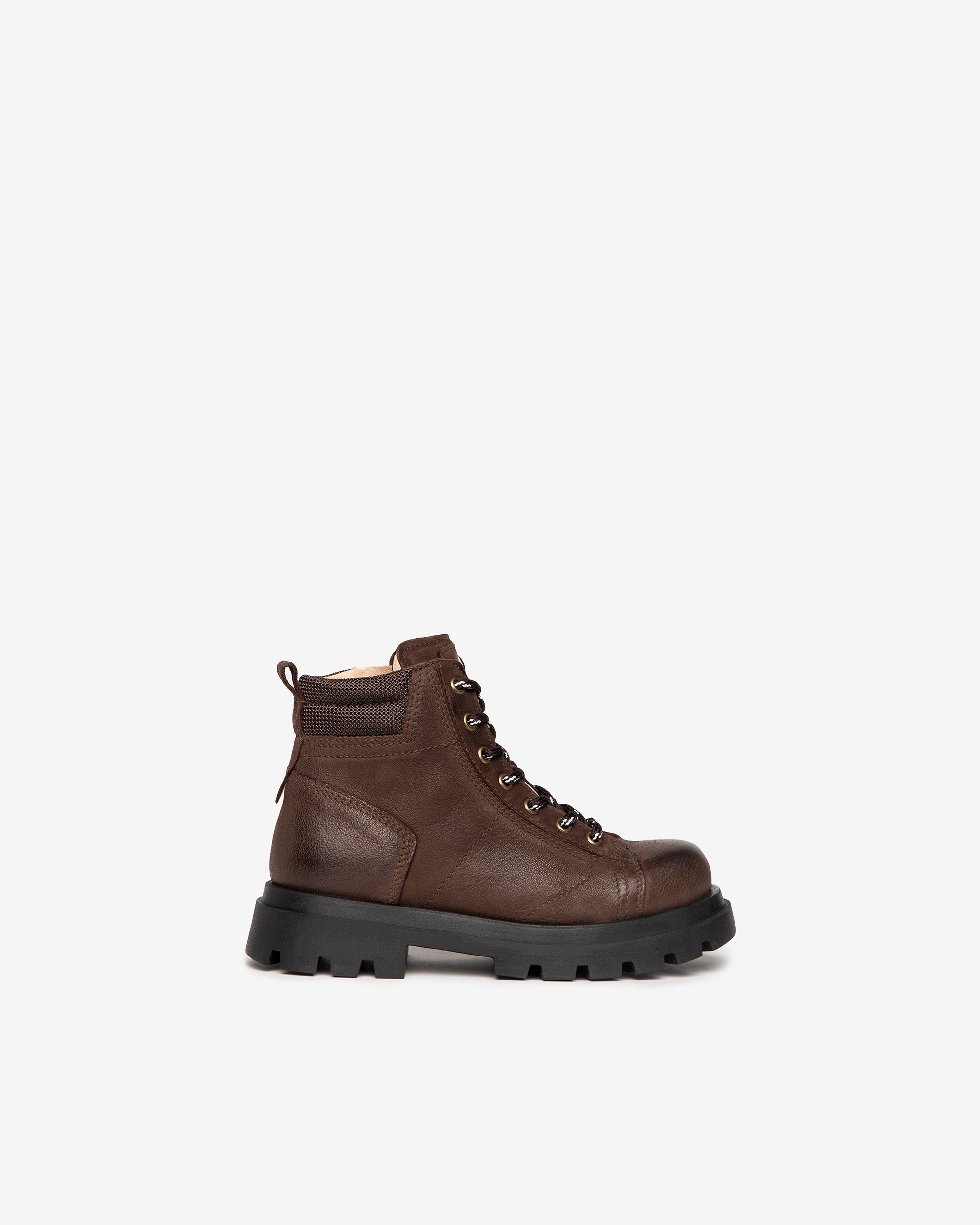 Teen Boys’ Leren Combat Boots