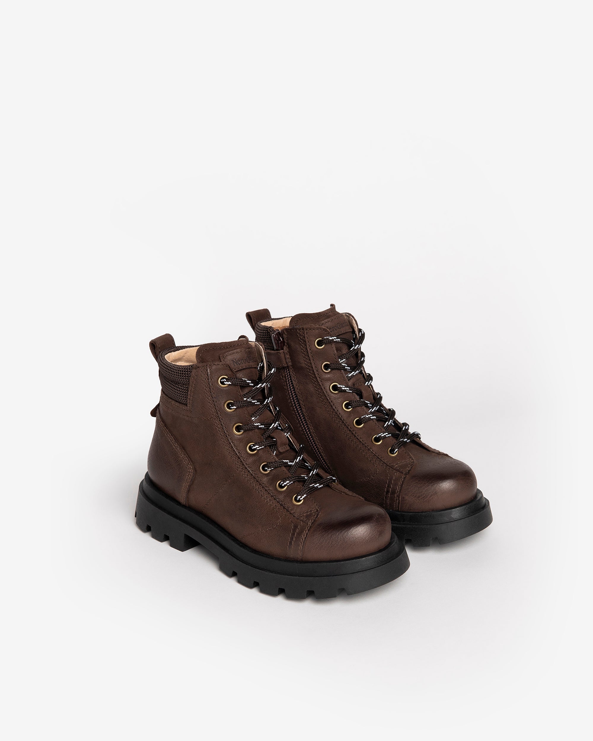 Teen Boys’ Leren Combat Boots