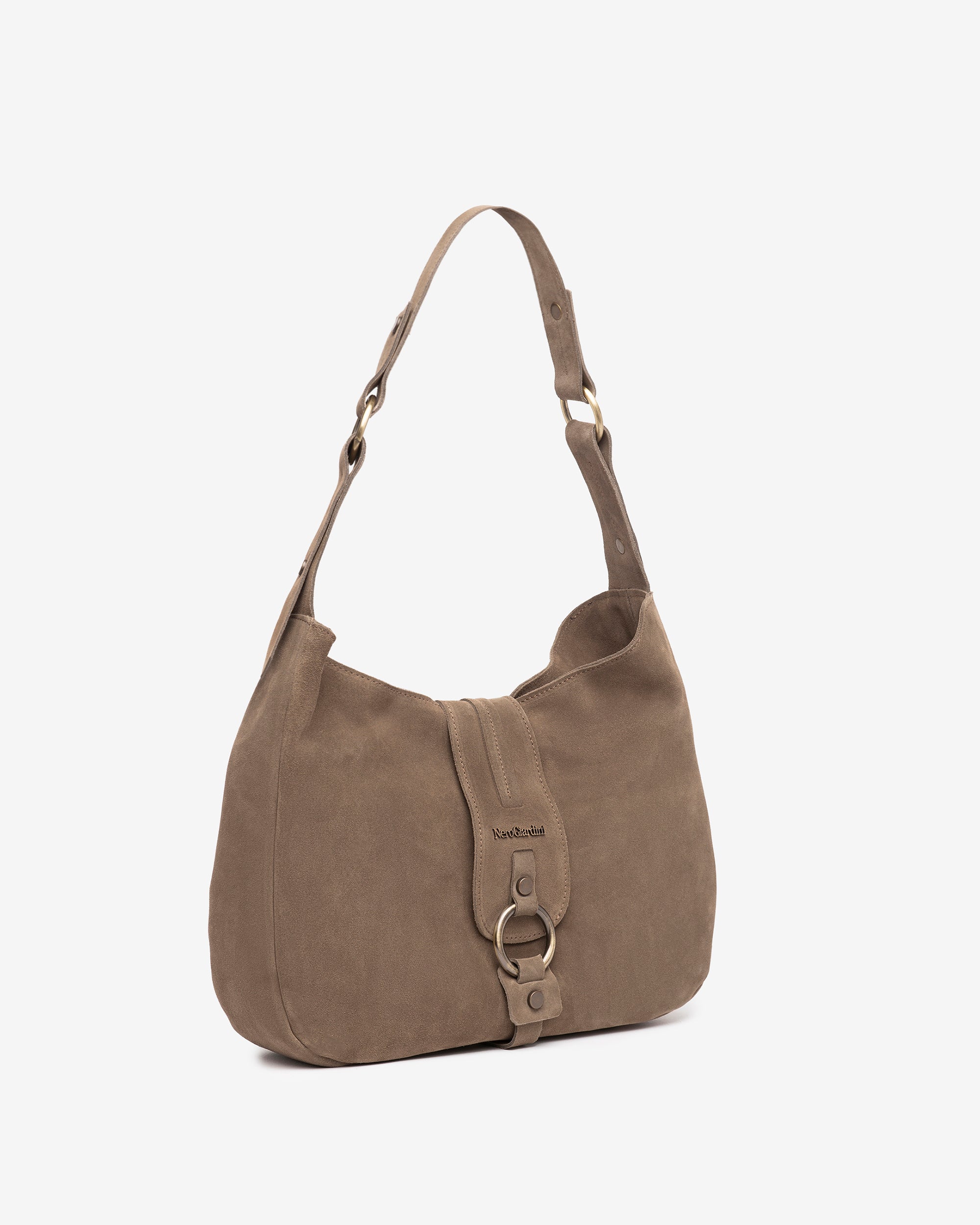 Borsa Hobo da Donna in Camoscio
