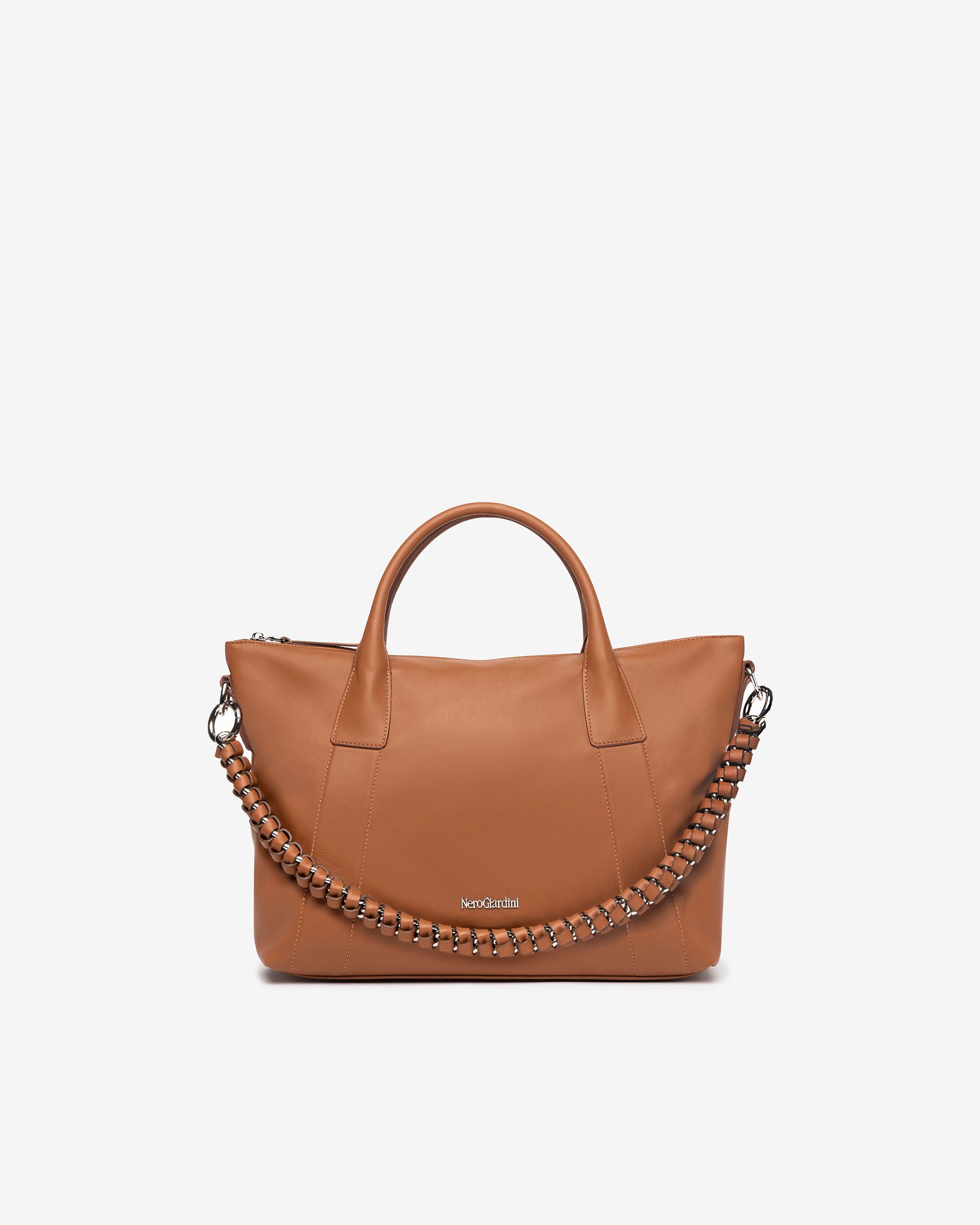 Women's Leather Shopping Bag