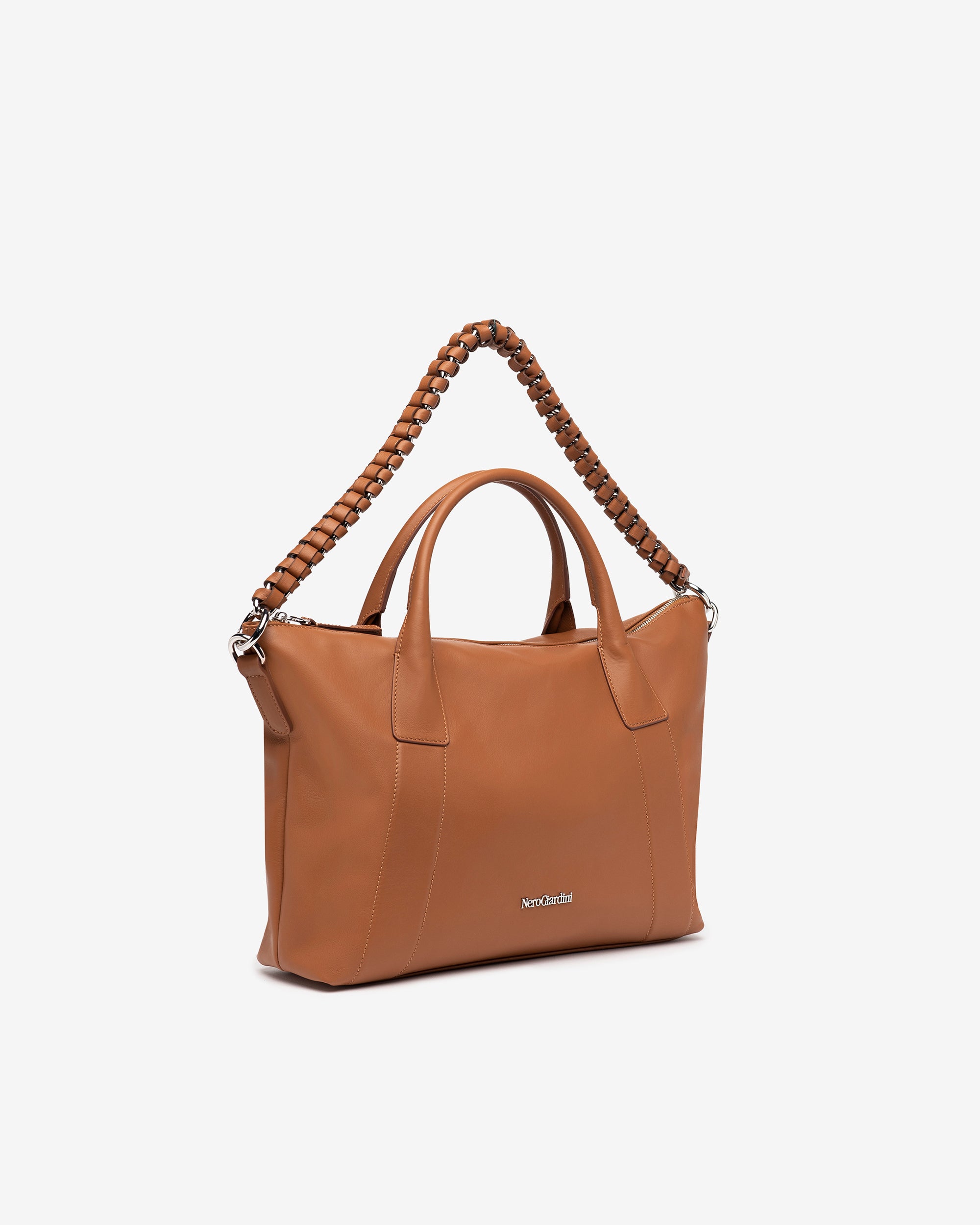Women's Leather Shopping Bag
