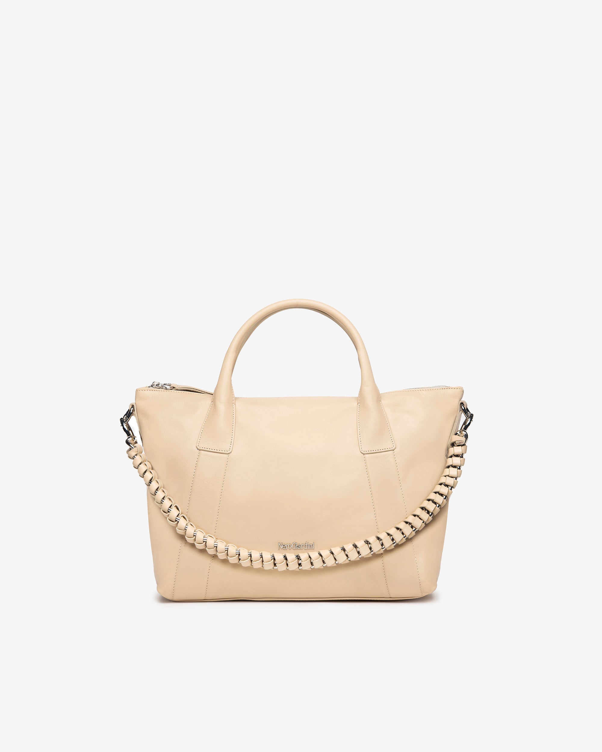 Women's Leather Shopping Bag
