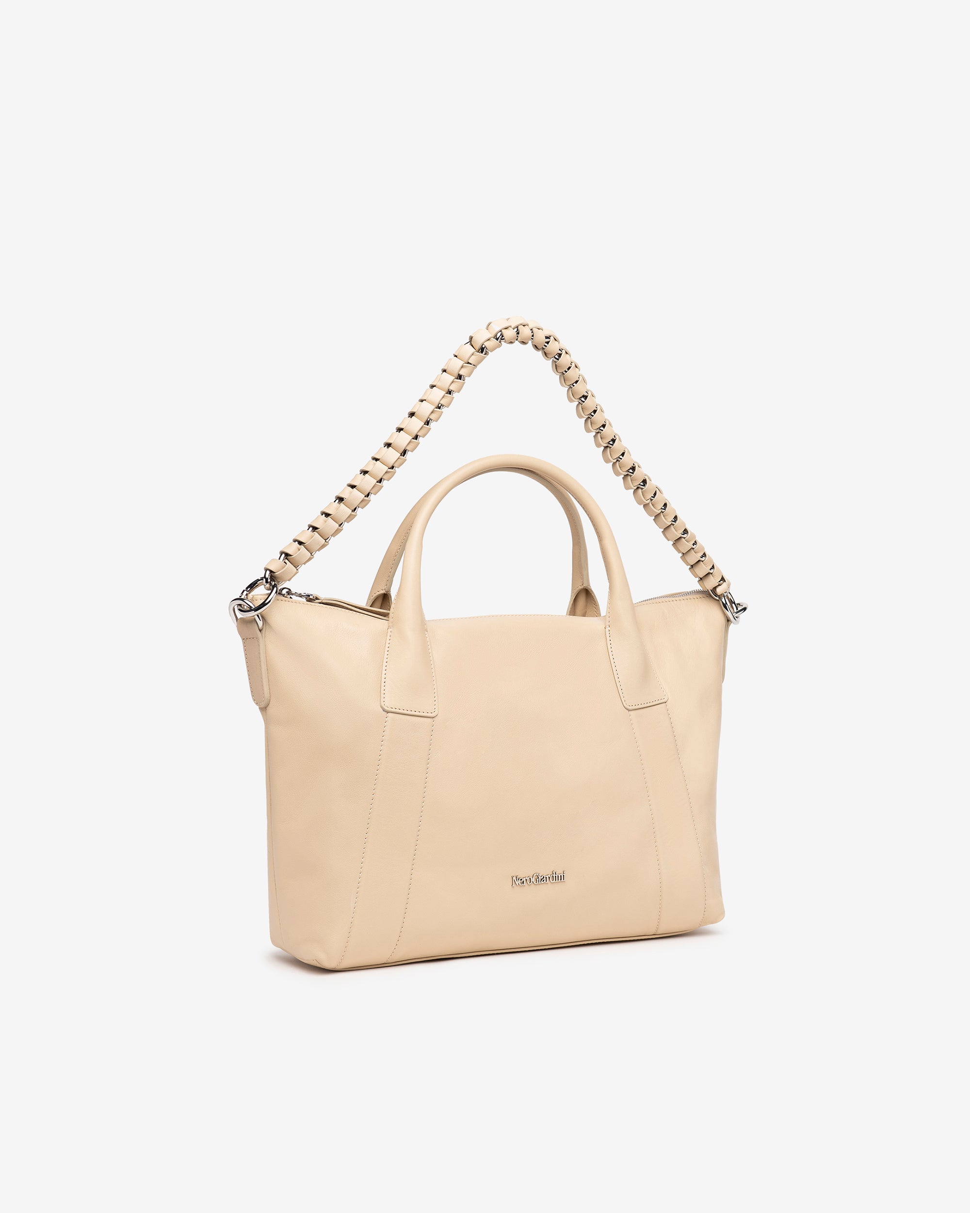 Women's Leather Shopping Bag