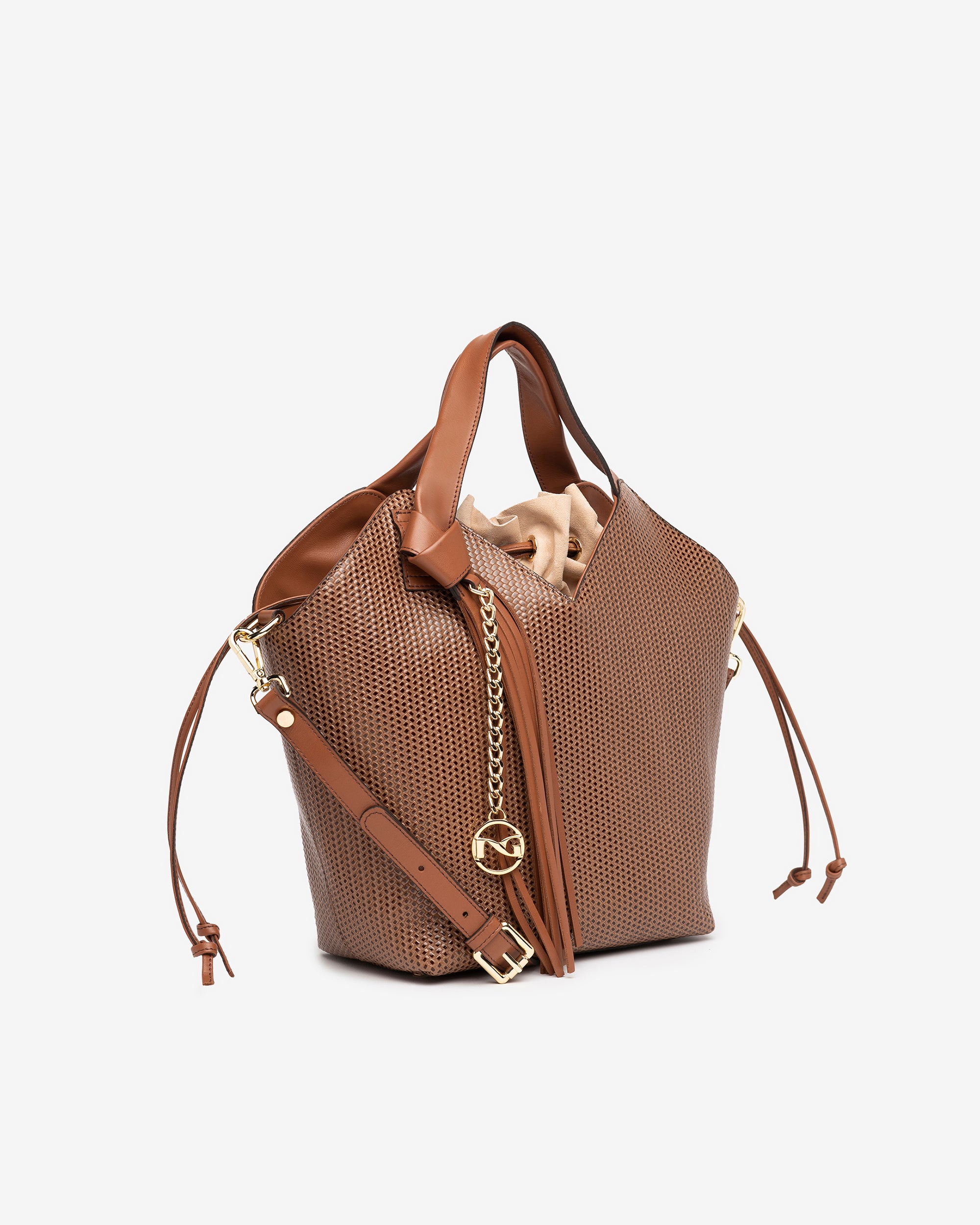 Women's leather handbag