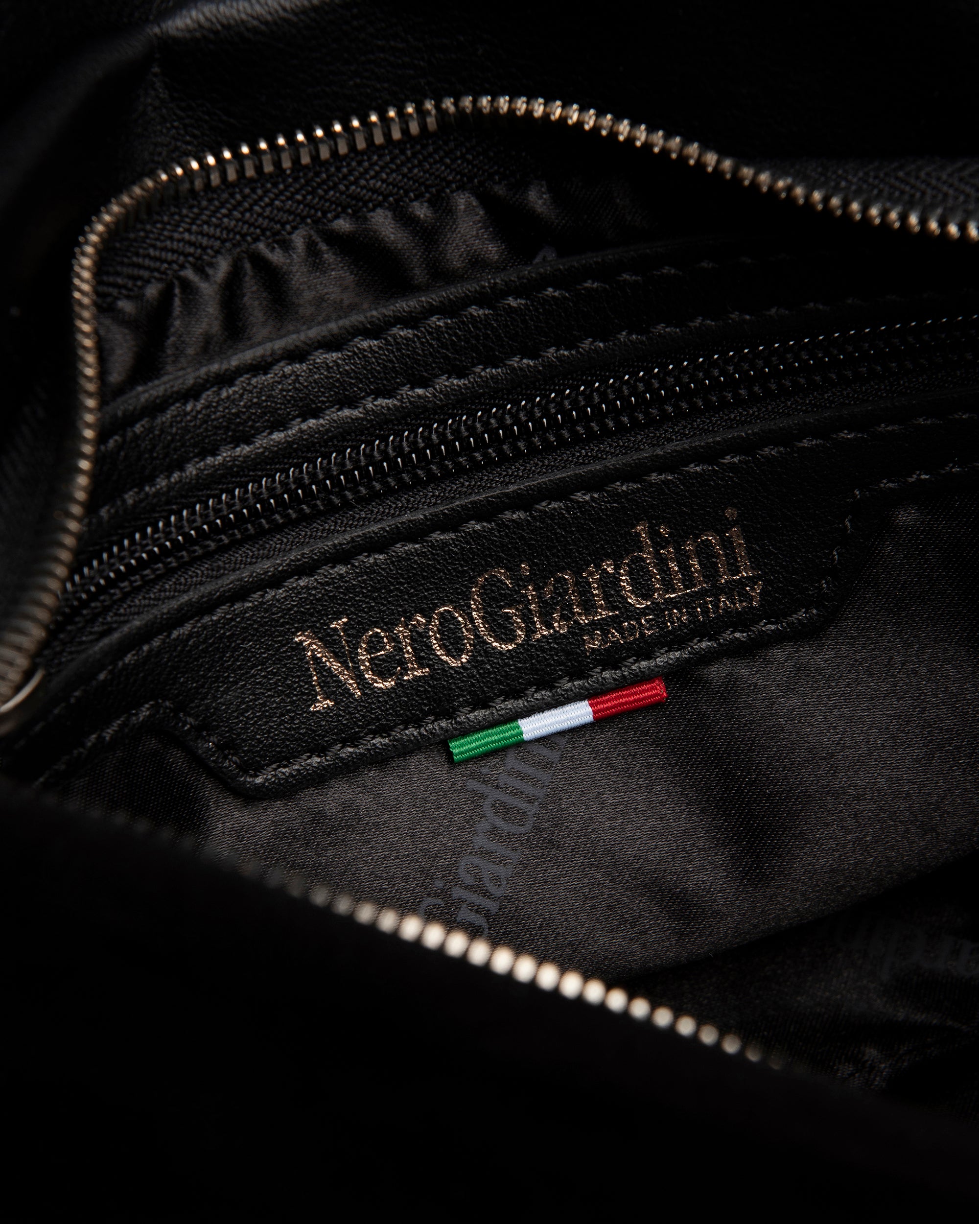 Women's Leather and Technical Material Clutch