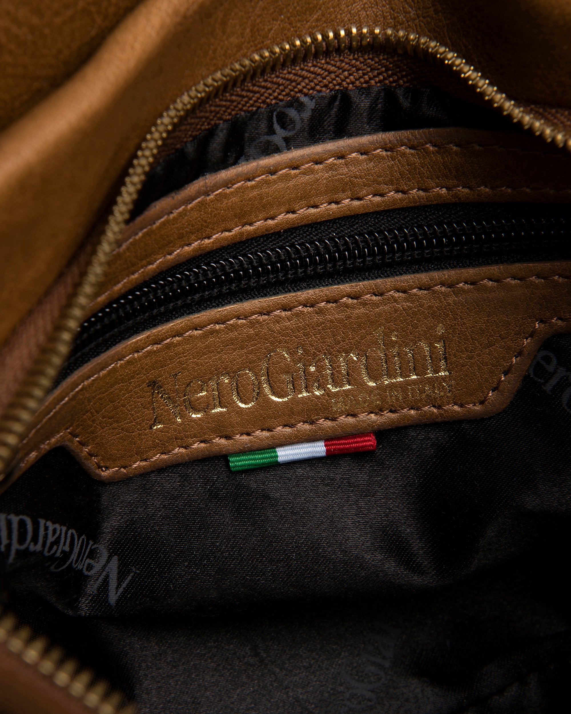 Women's Leather and Technical Material Clutch