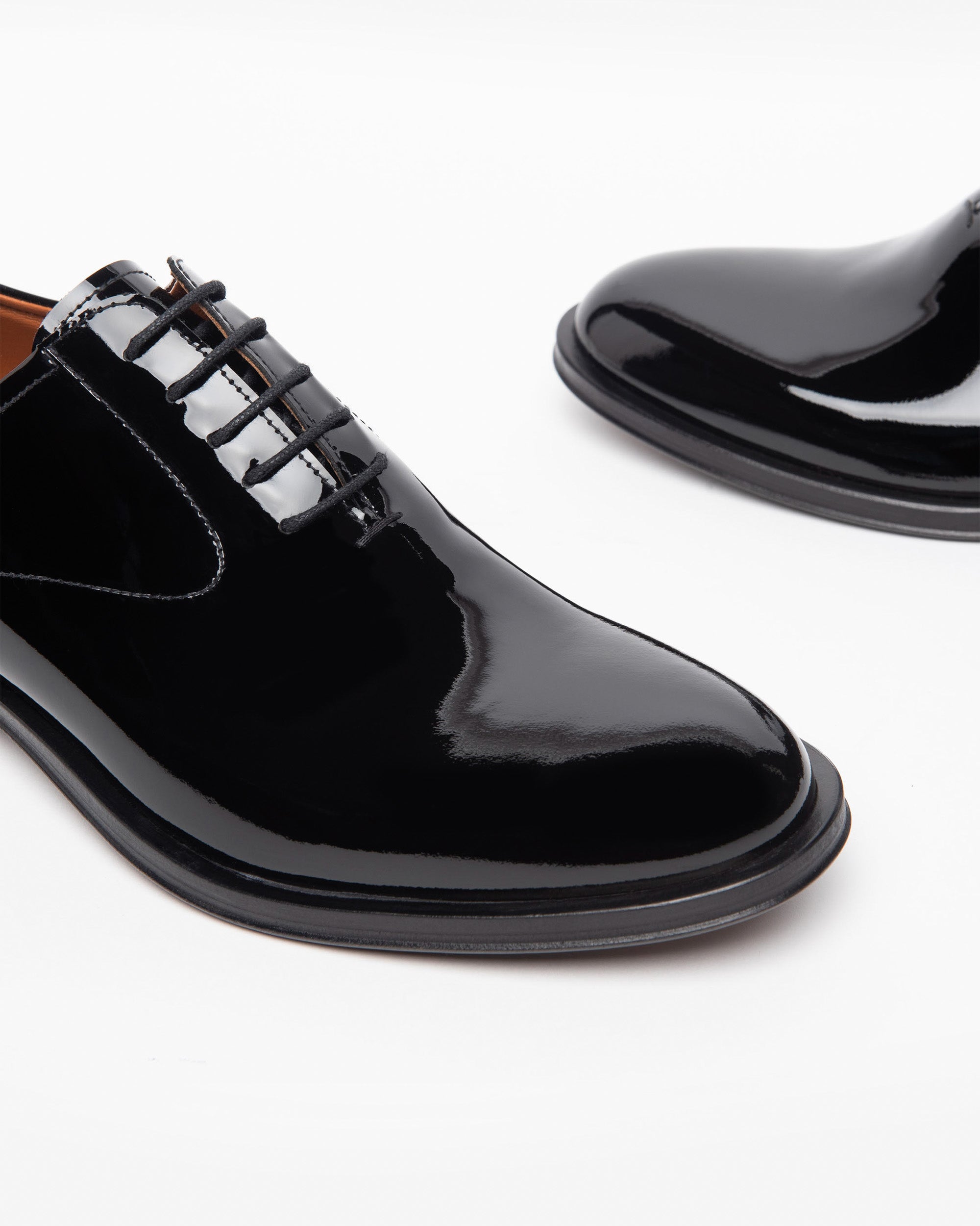Chaussures à lacets Homme en Vernis