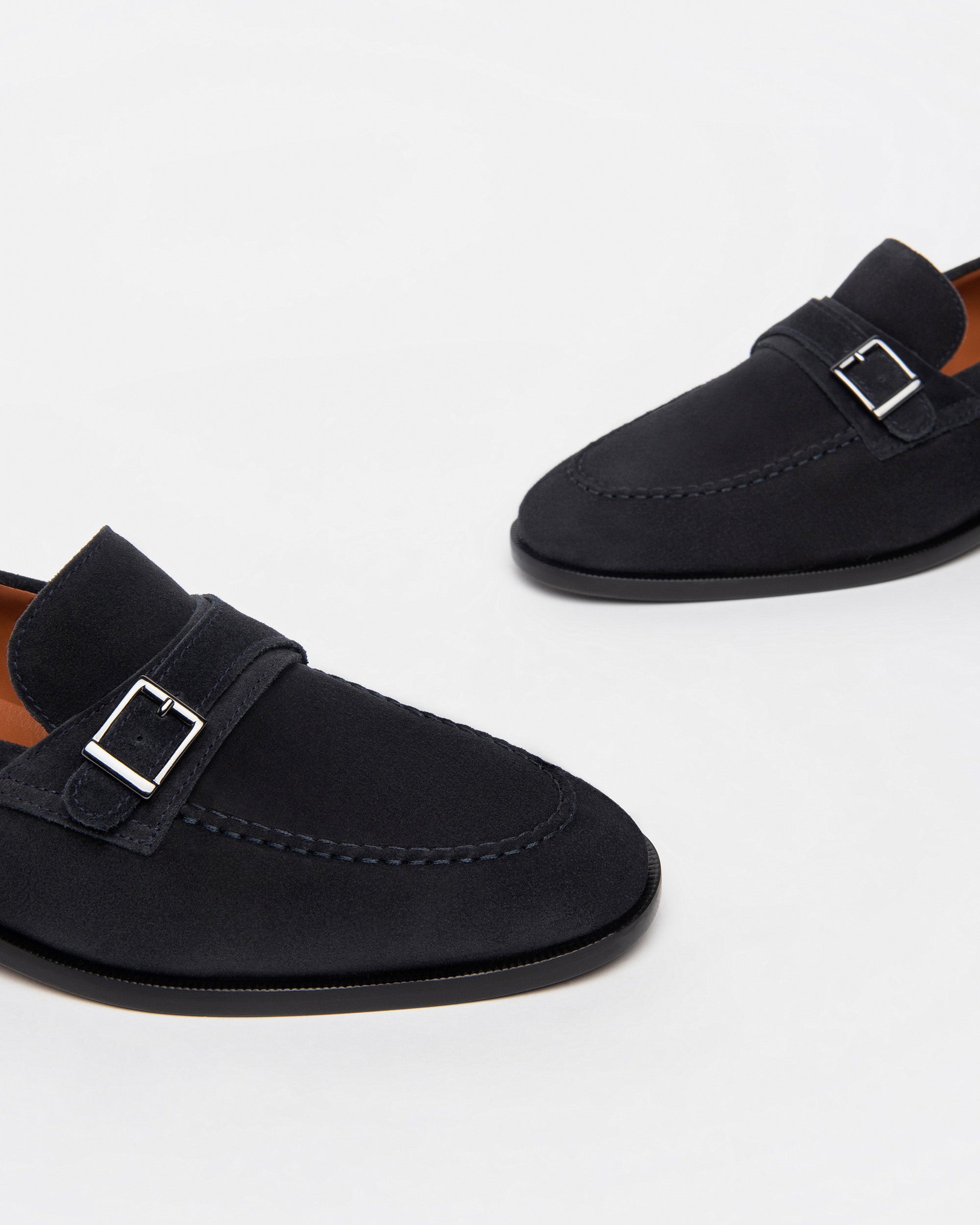 Homme Mocassins en Daim avec Boucle