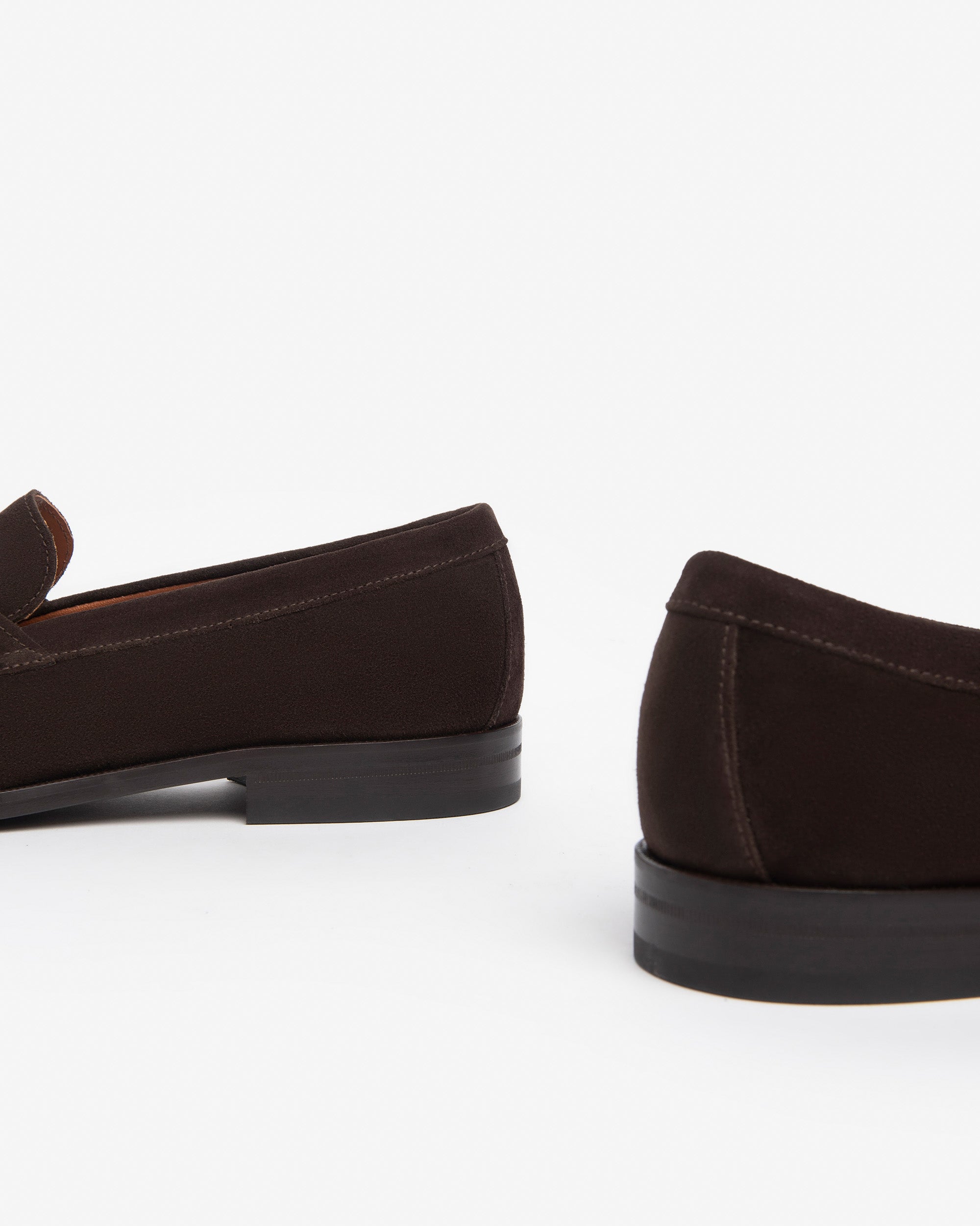 Men's Suede Loafers with Buckle