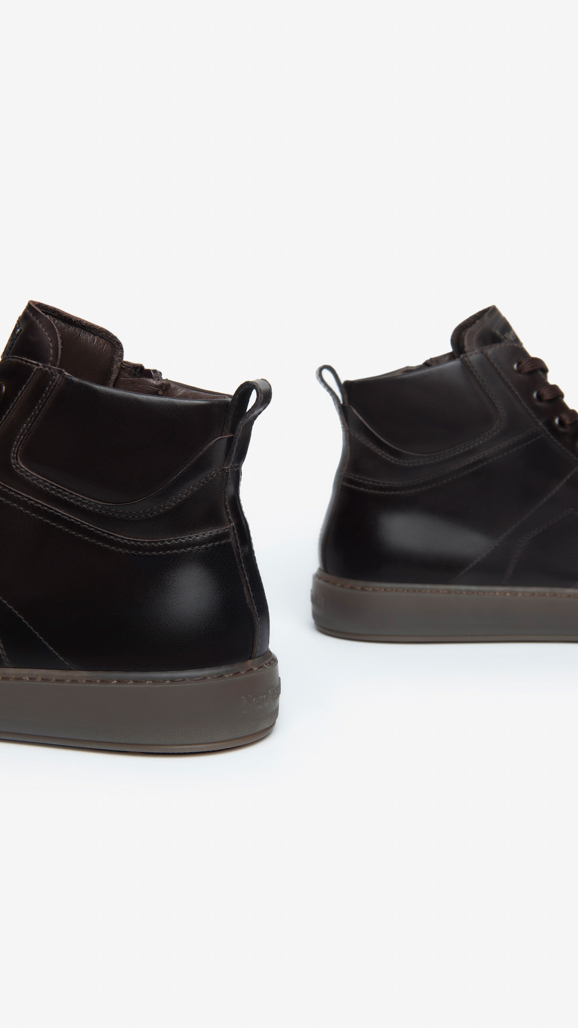 Sneakers Alte Uomo in Pelle