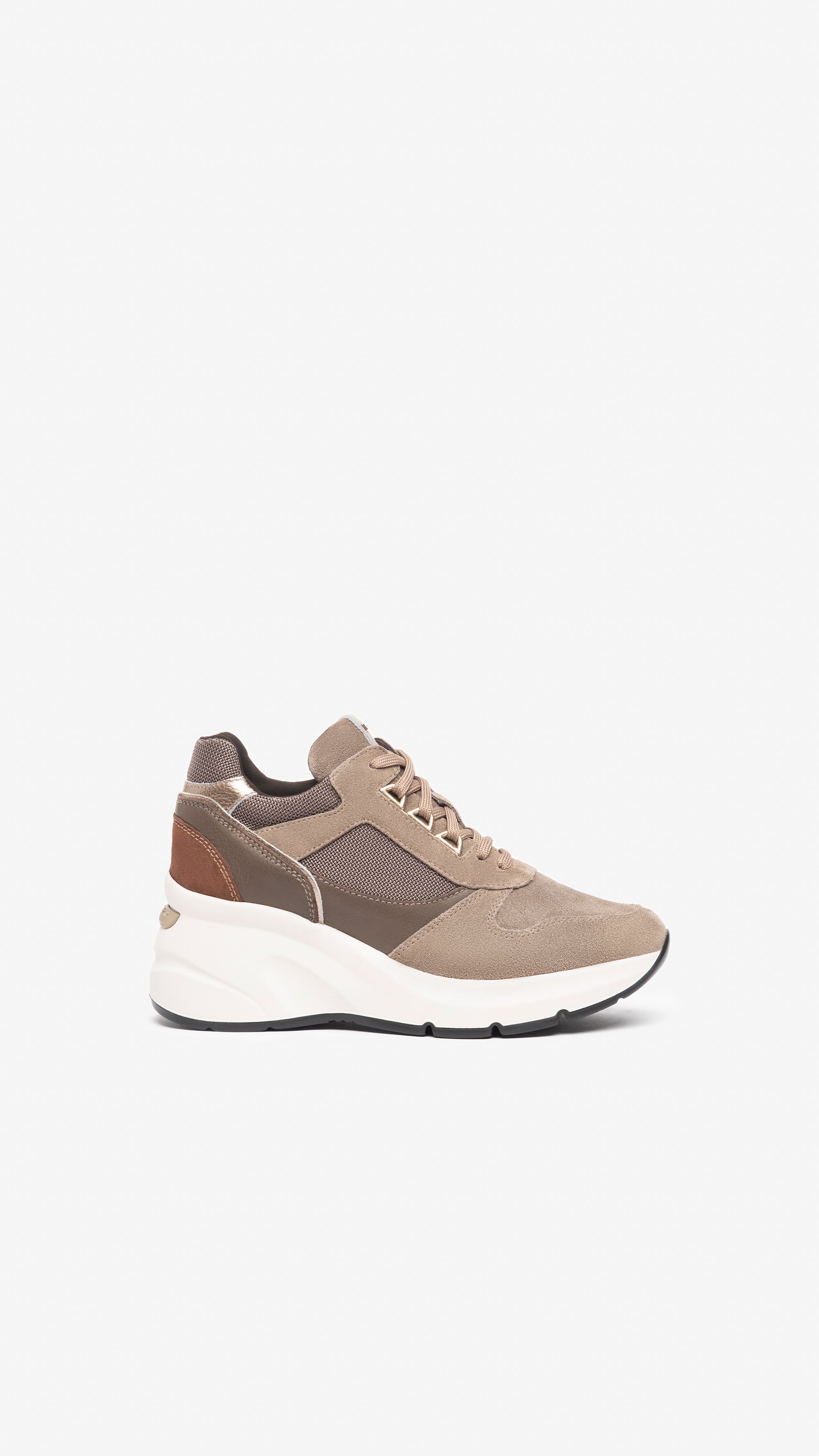Sneakers Donna in Camoscio e Pelle
