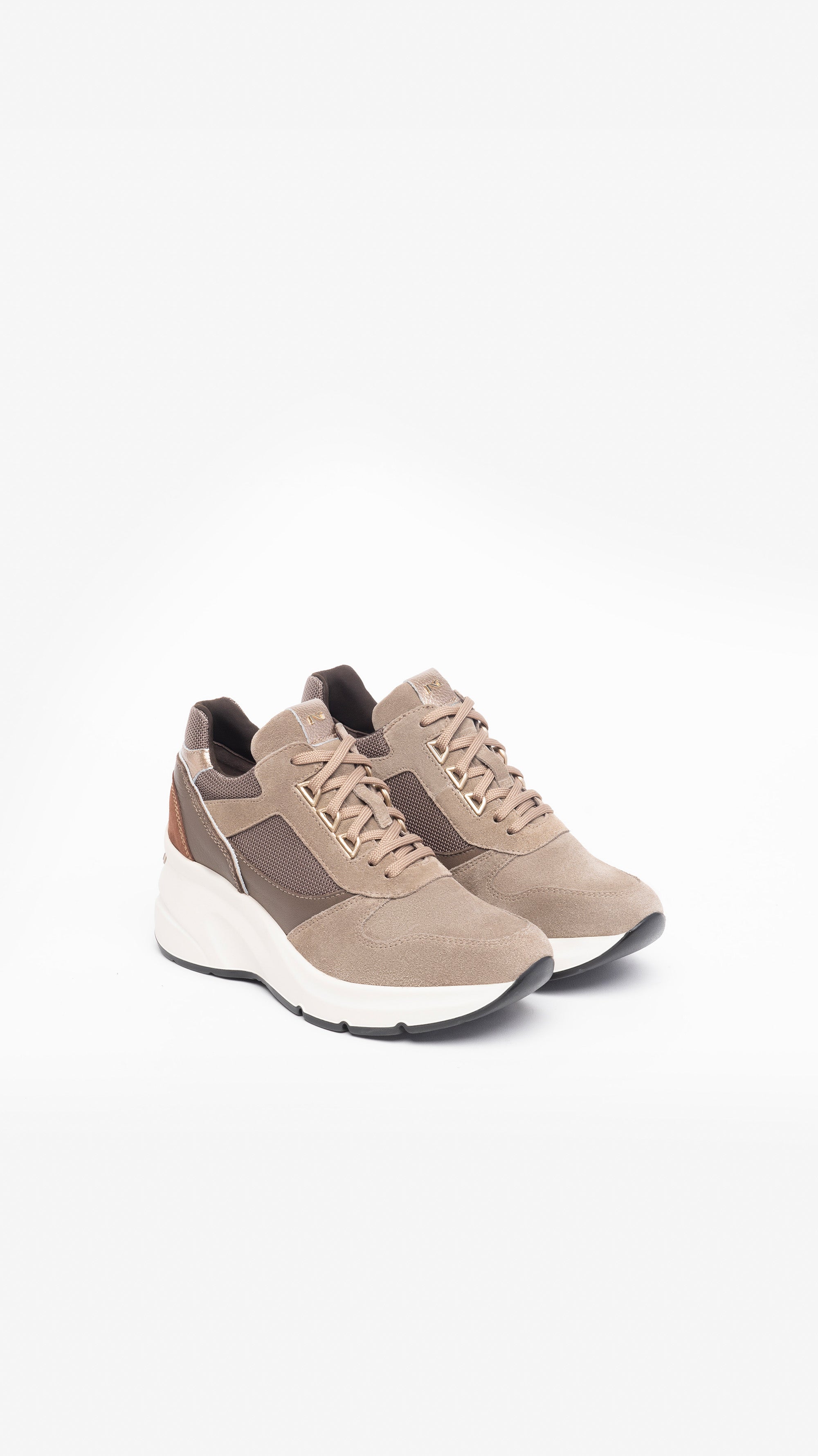 Sneakers Donna in Camoscio e Pelle