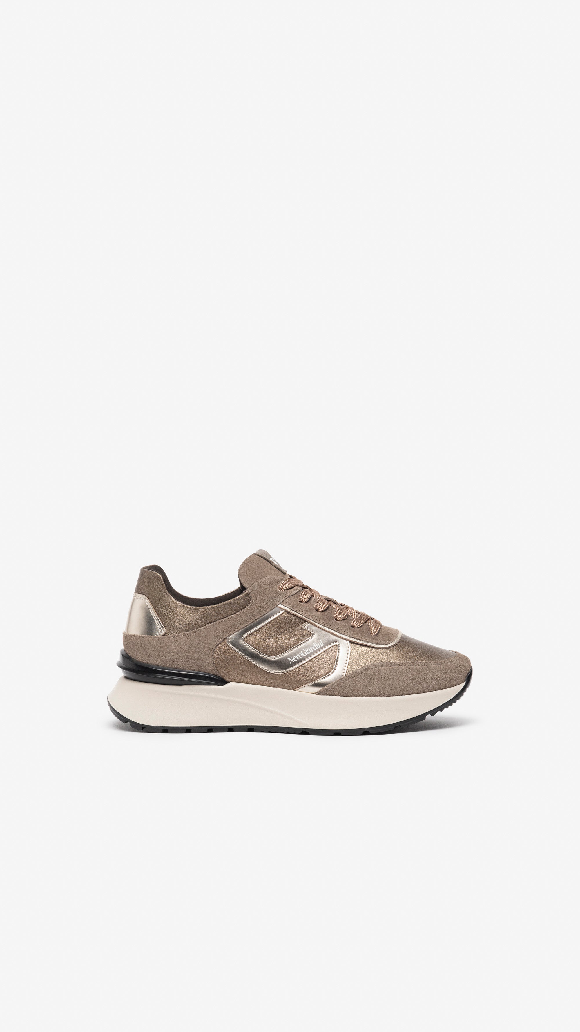 Sneakers Donna in Camoscio e Pelle