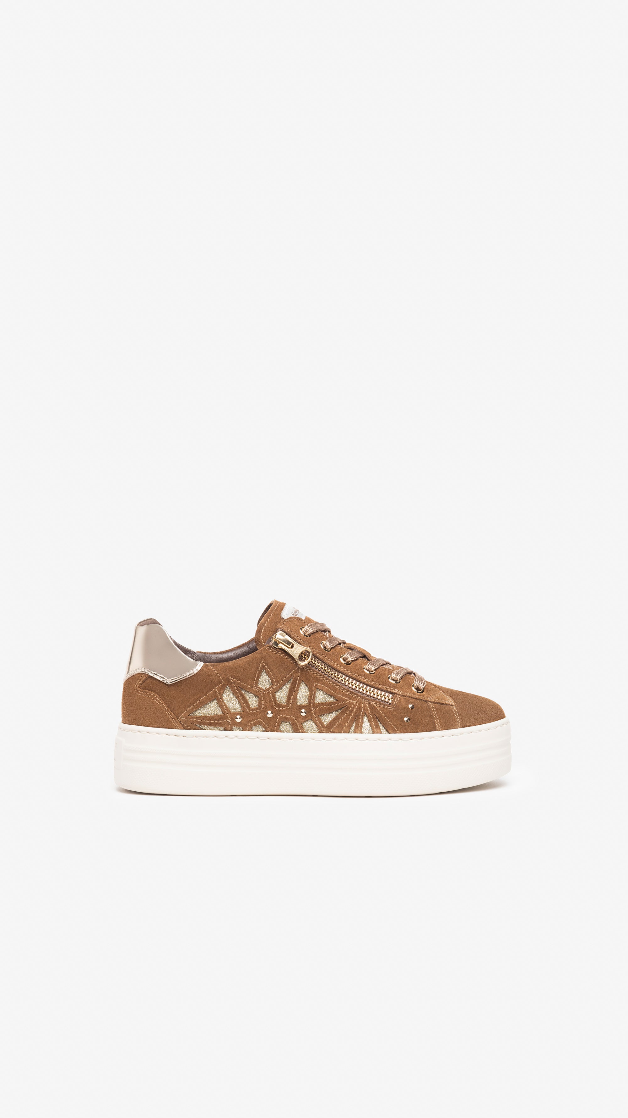 Sneakers Donna in Camoscio e Pelle