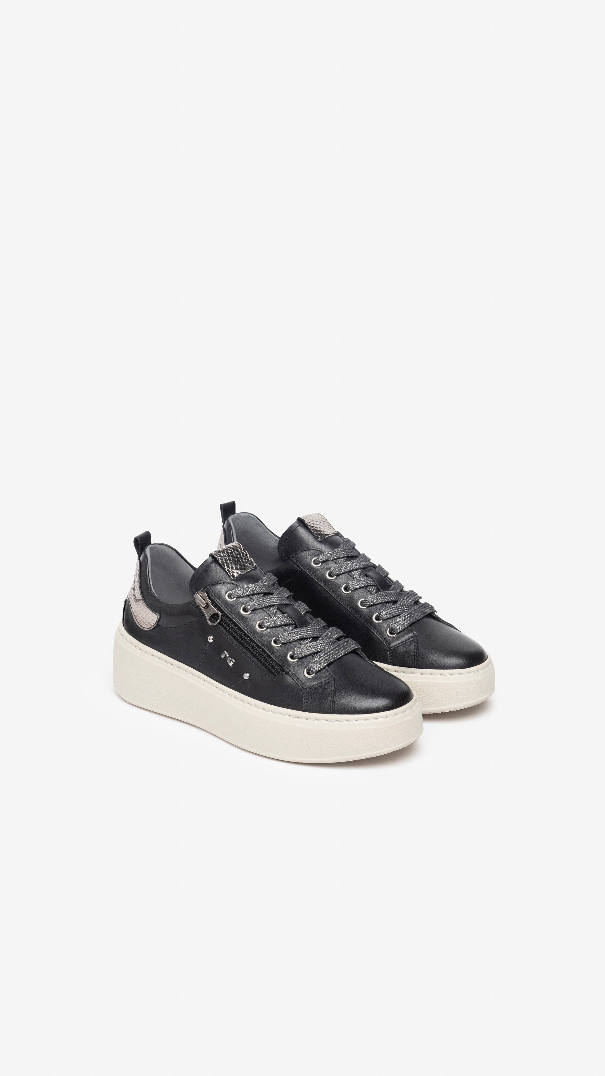 Sneakers Donna in Camoscio e Pelle