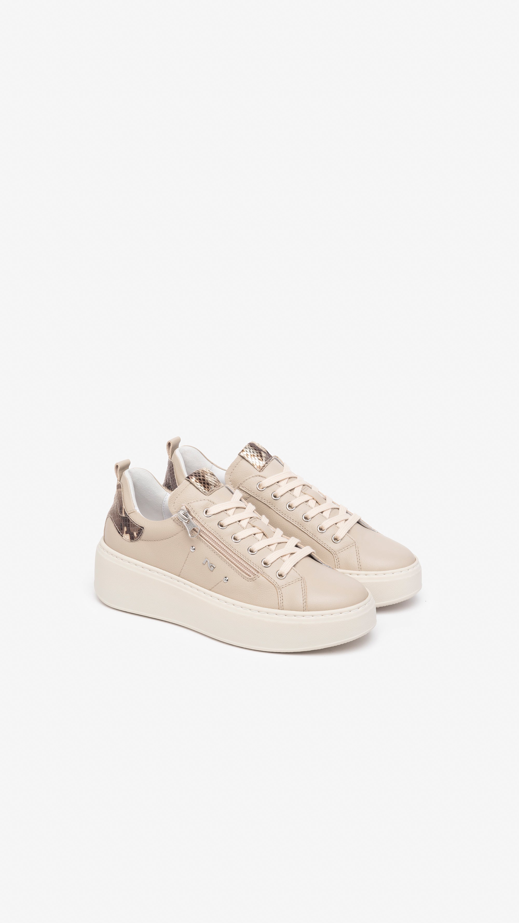 Sneakers Donna in Camoscio e Pelle
