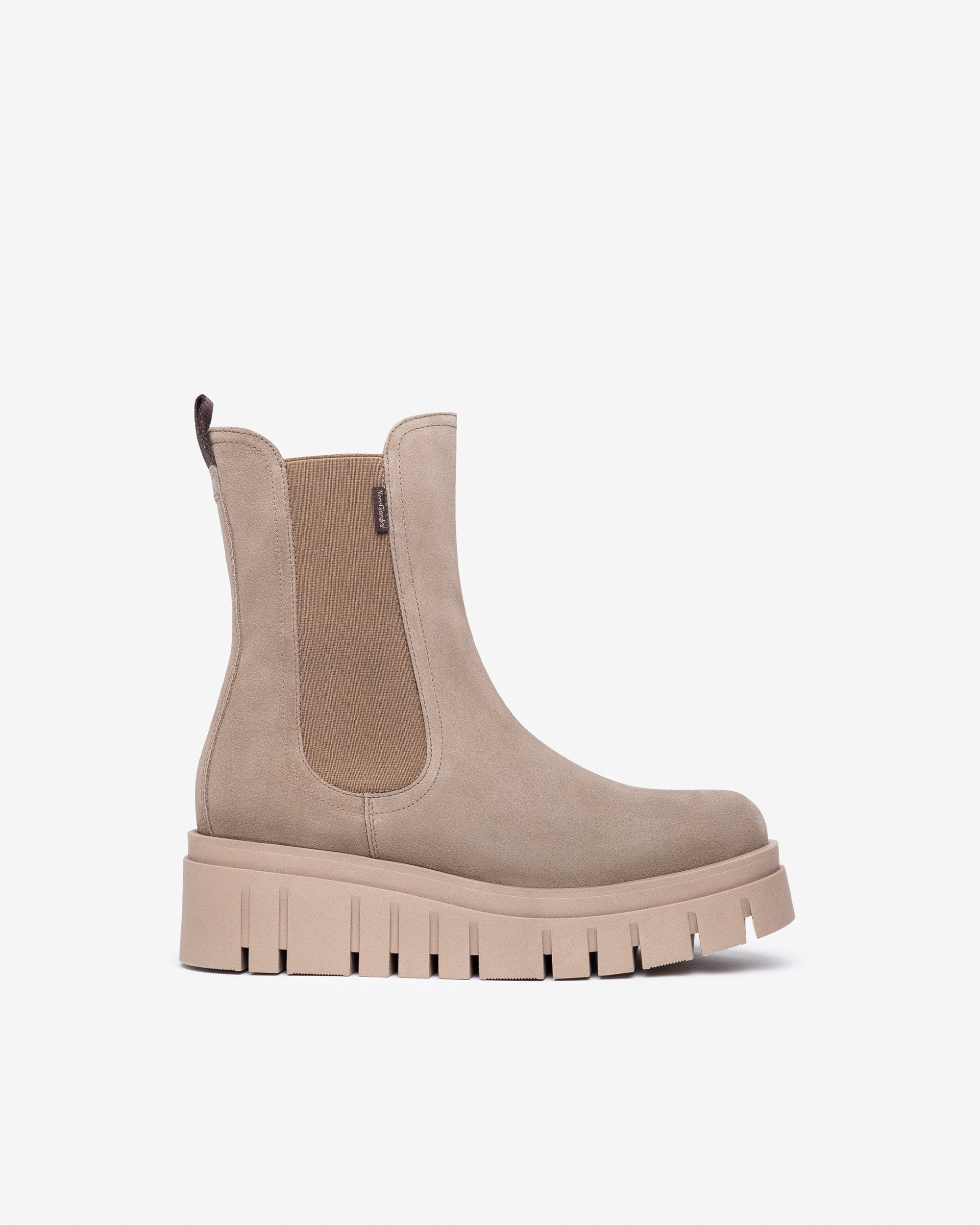 Chelsea-Boots aus Veloursleder für Damen