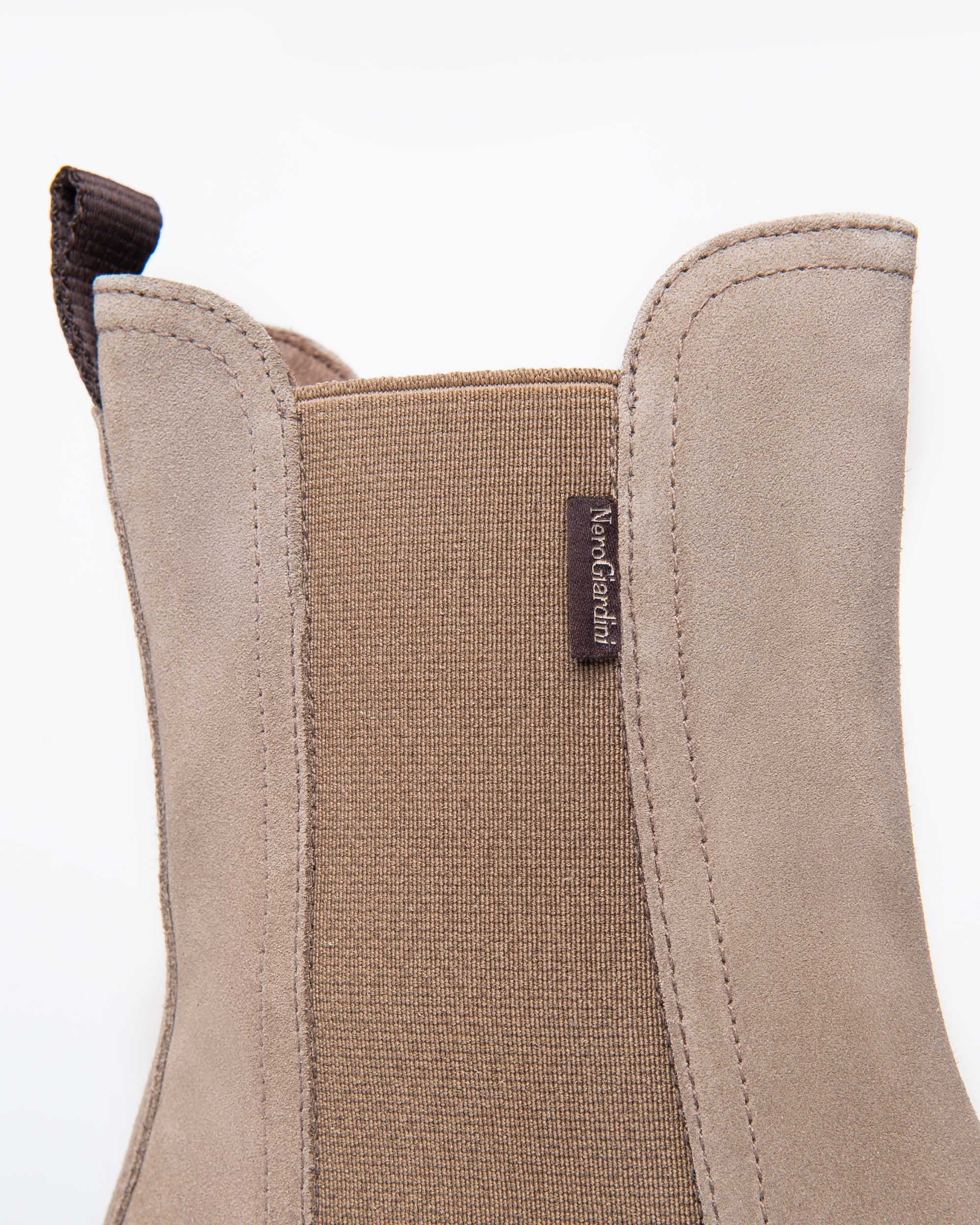Chelsea-Boots aus Veloursleder für Damen