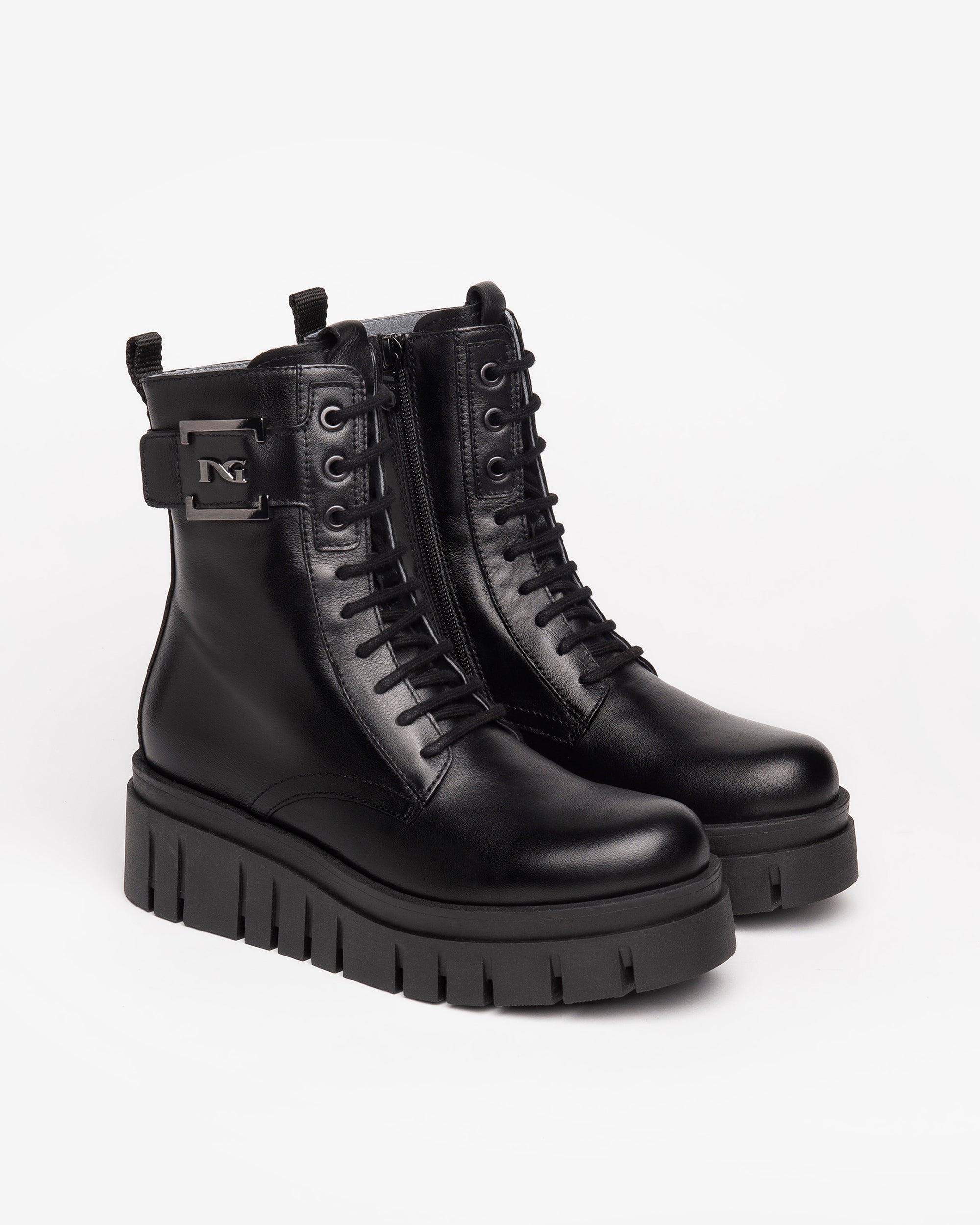 Women’s Leather Combat Boots
