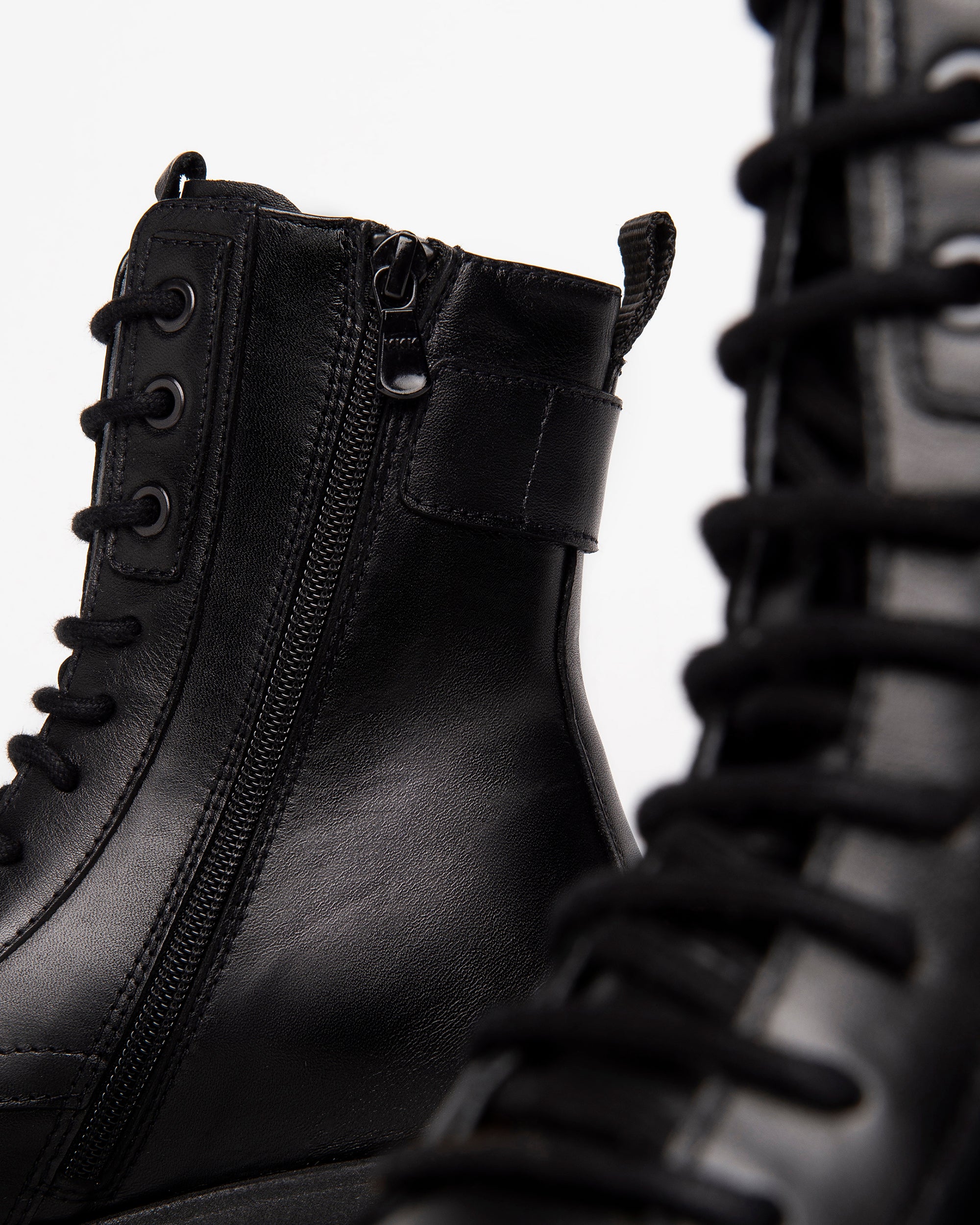 Women’s Leather Combat Boots