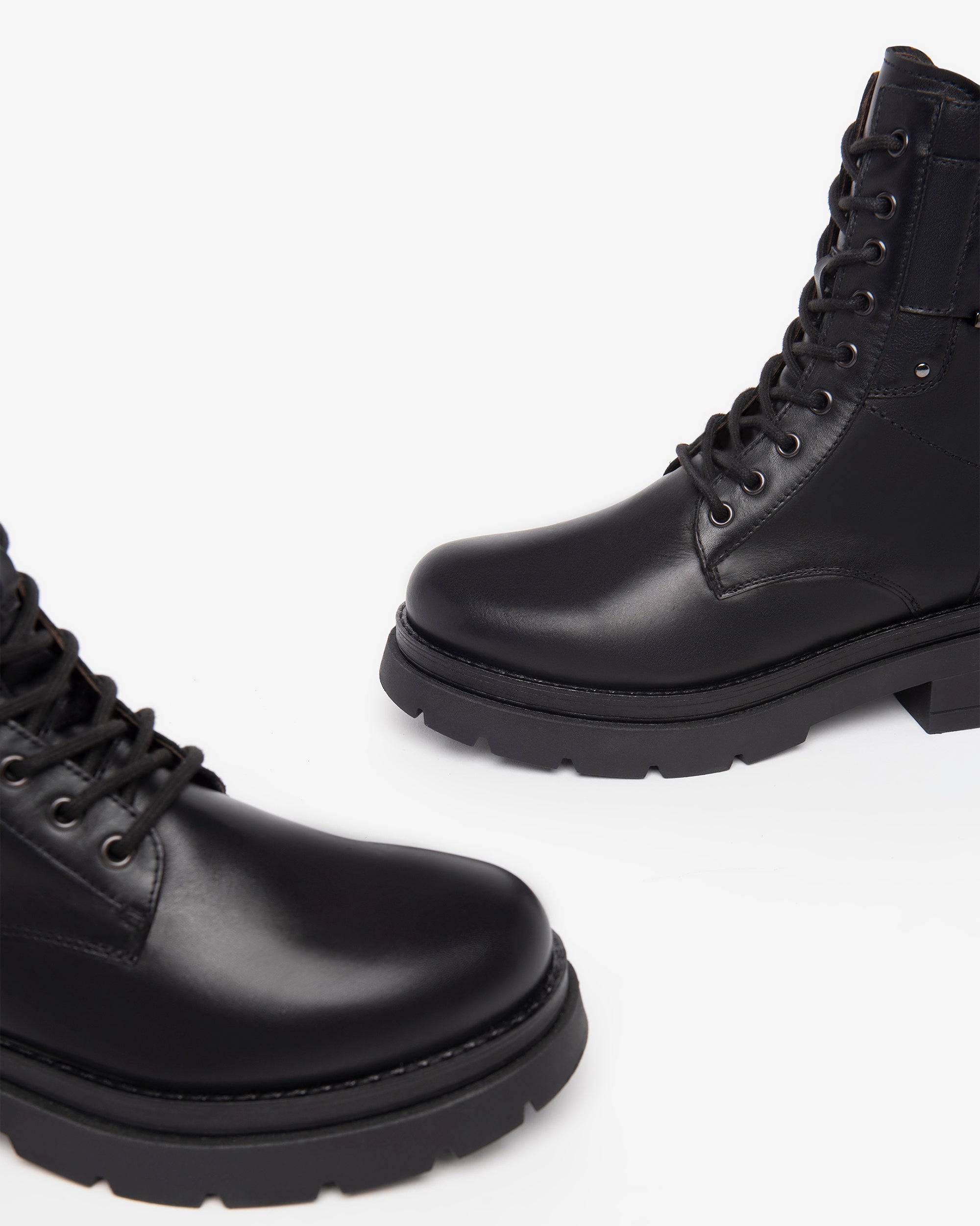 Women’s Leather Combat Boots